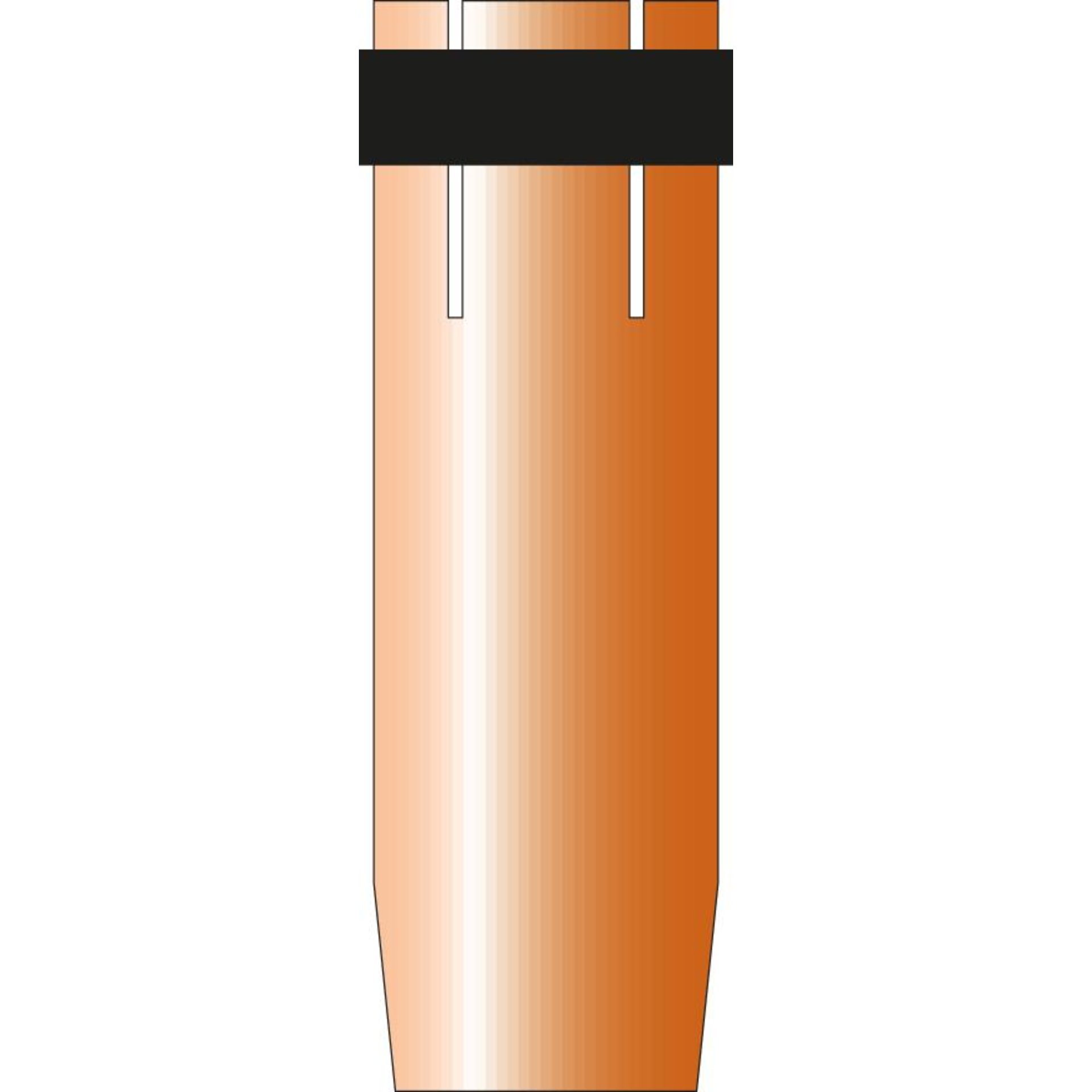 Gasdüse ERGOPLUS MB 400/500, konisch, NW16