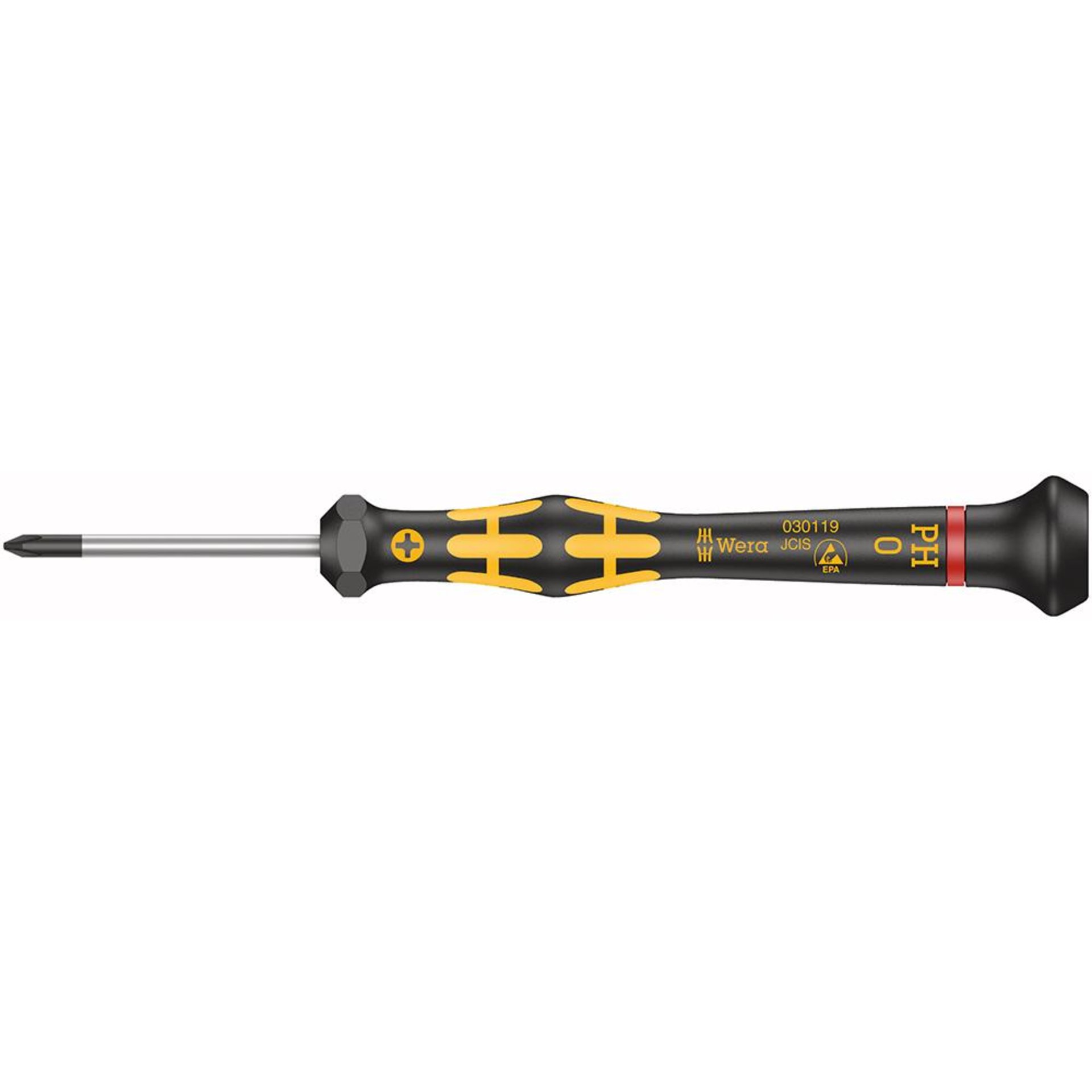 Elektronik- Schraubendreher ESD PH0x60mm Wera