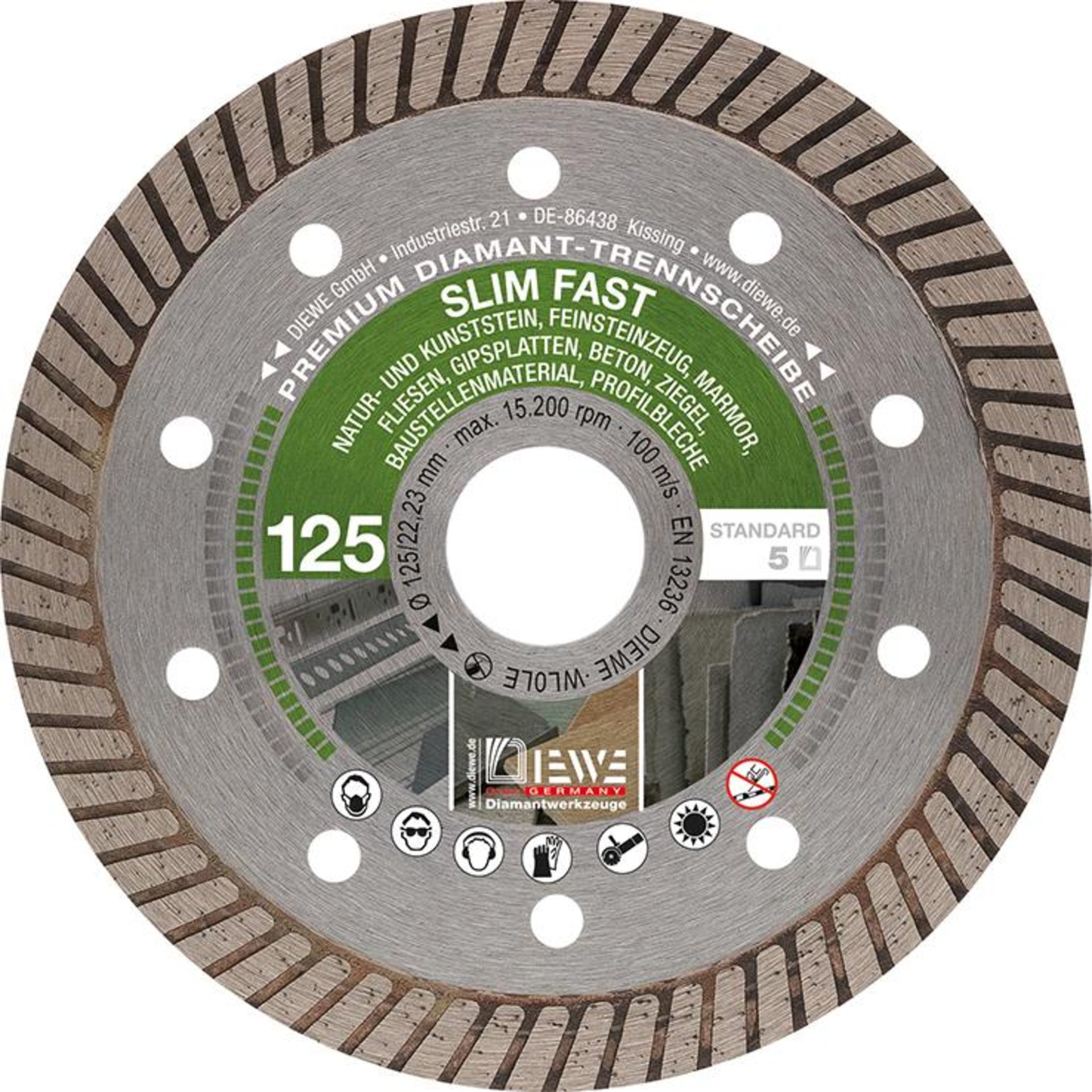 Diam.-Trennsch. SlimFast 115x1,2mm Diewe