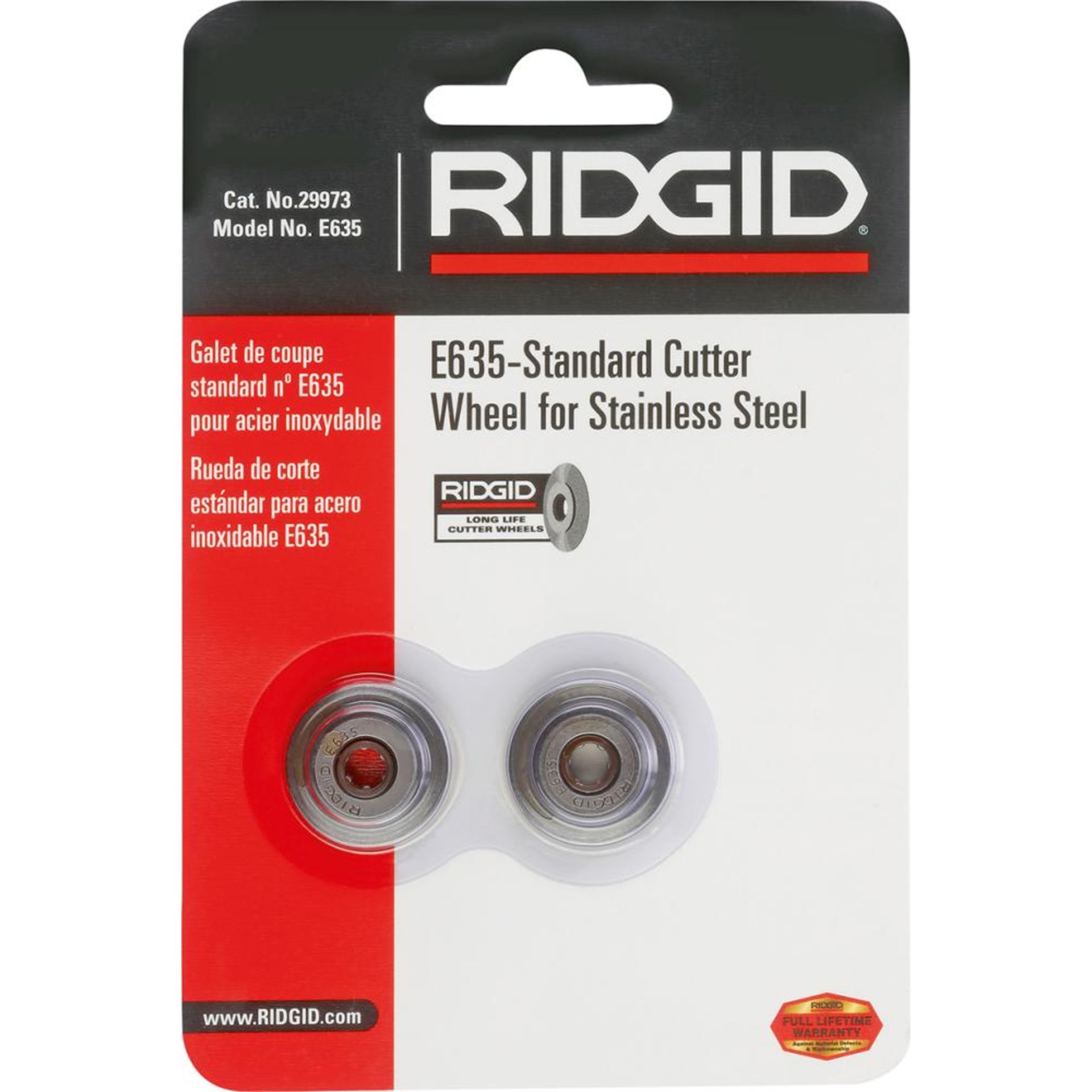 Schneidrad f. Edelstahl a 2 Stück Ridgid