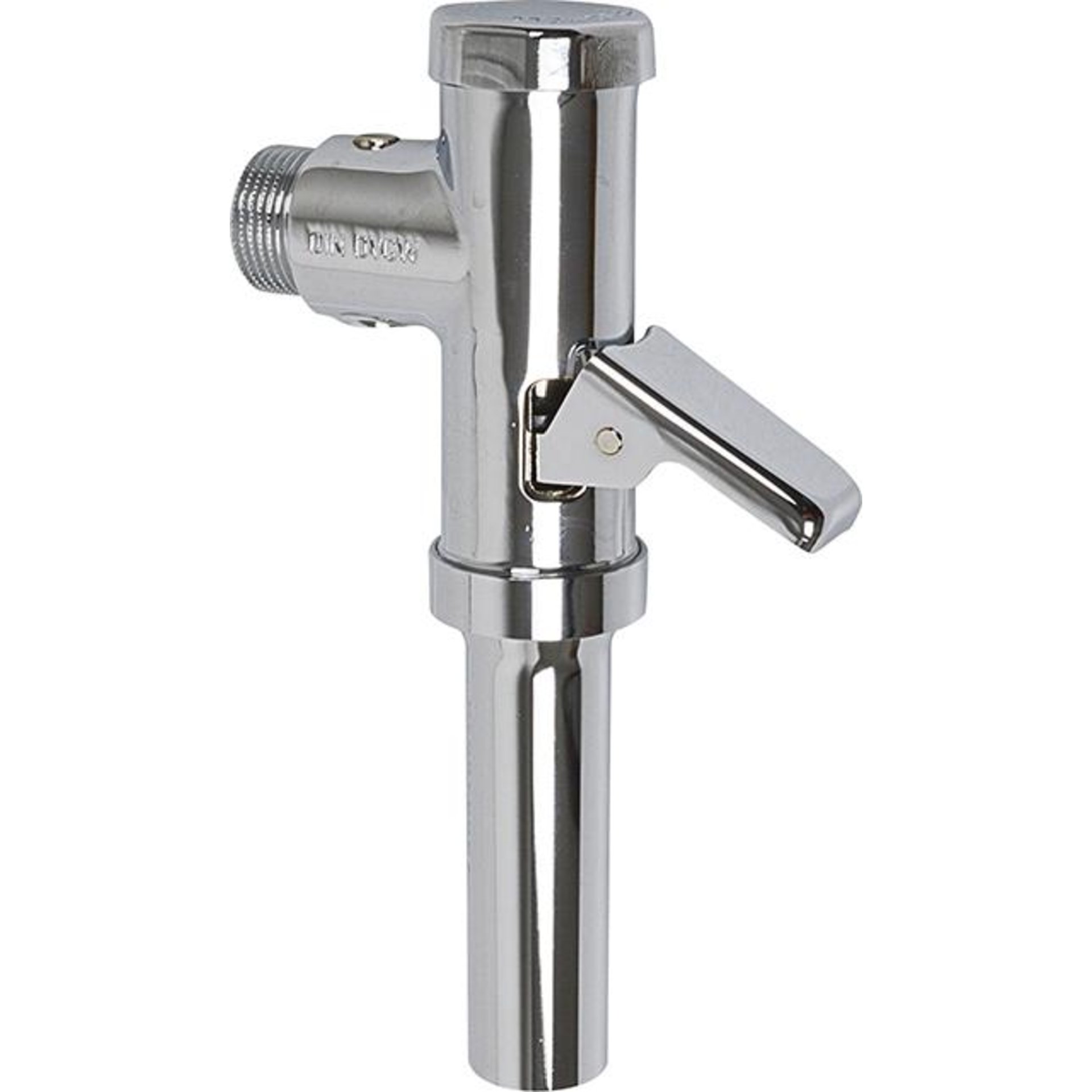 SCHELL WC-Druckspüler, Chrom, 3/4" mit Hebel 3/4" chrom