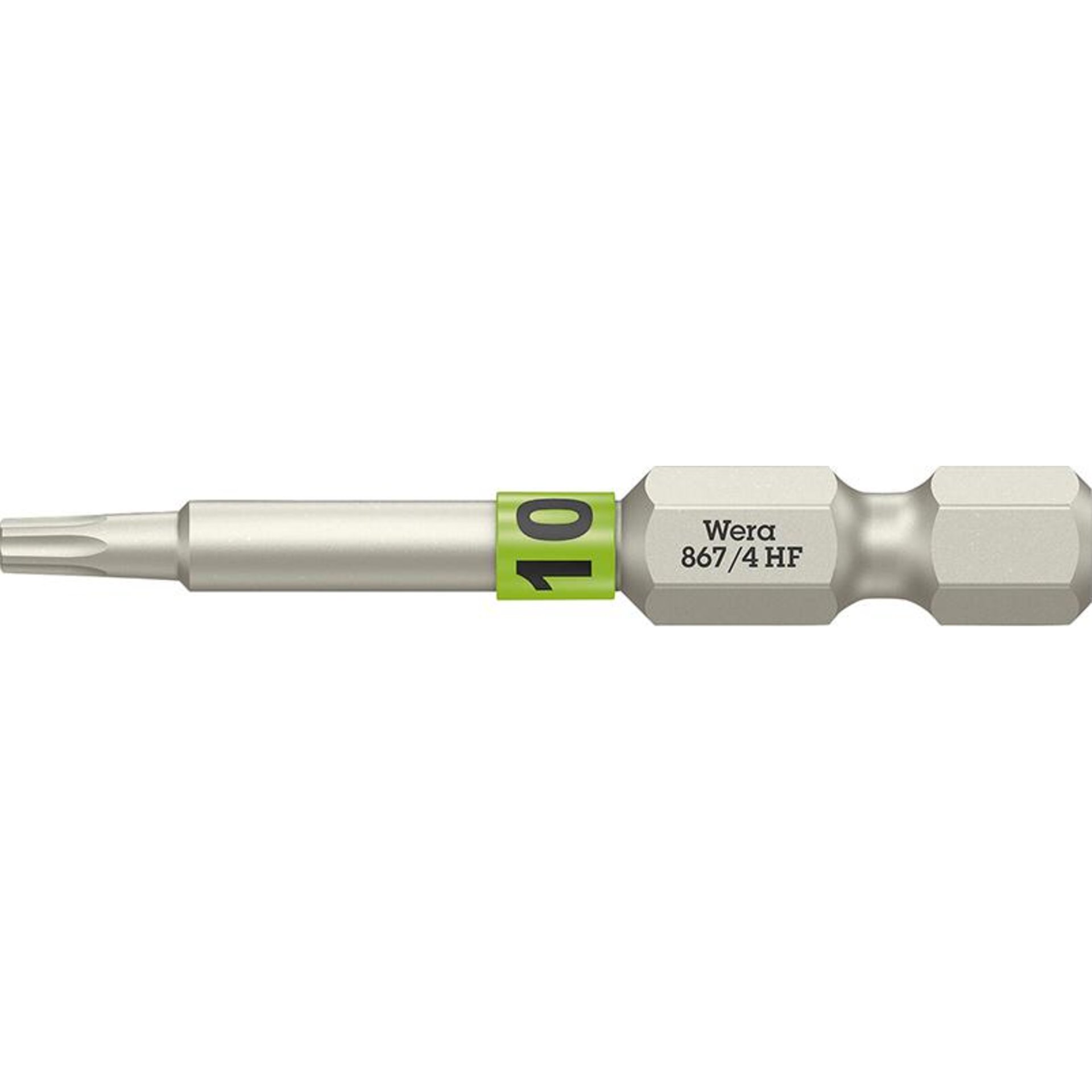 Bit zähhart 1/4" DIN 3126 E6,3 T10x50mm Haltefunktion Wera