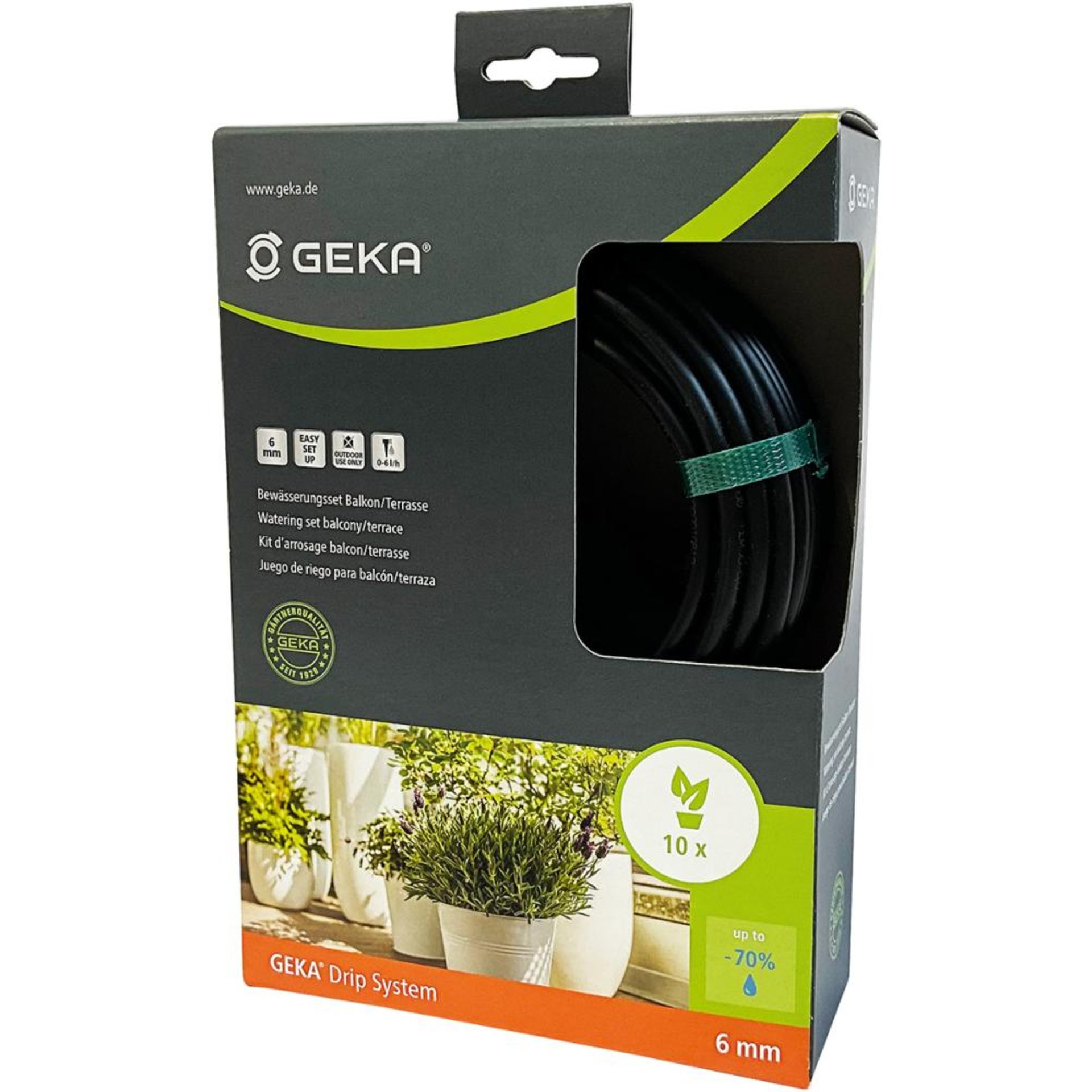 Bewässerungs-Set Balkon/Terrasse GEKA Drip Beschaffungsartikel
