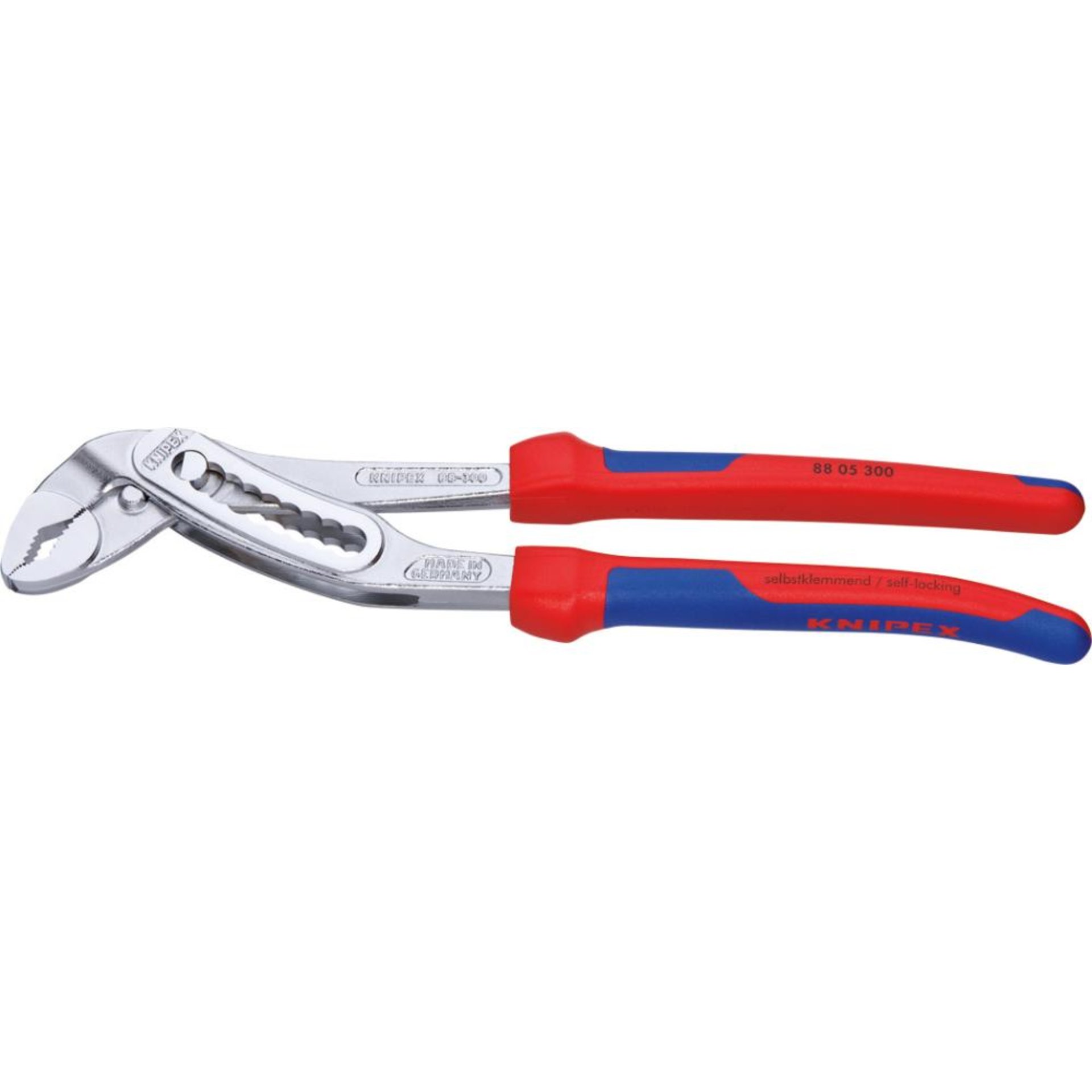 Wasserpumpenzange Alligator mit Mehrkomponenten-Griffen 300mm KNIPEX