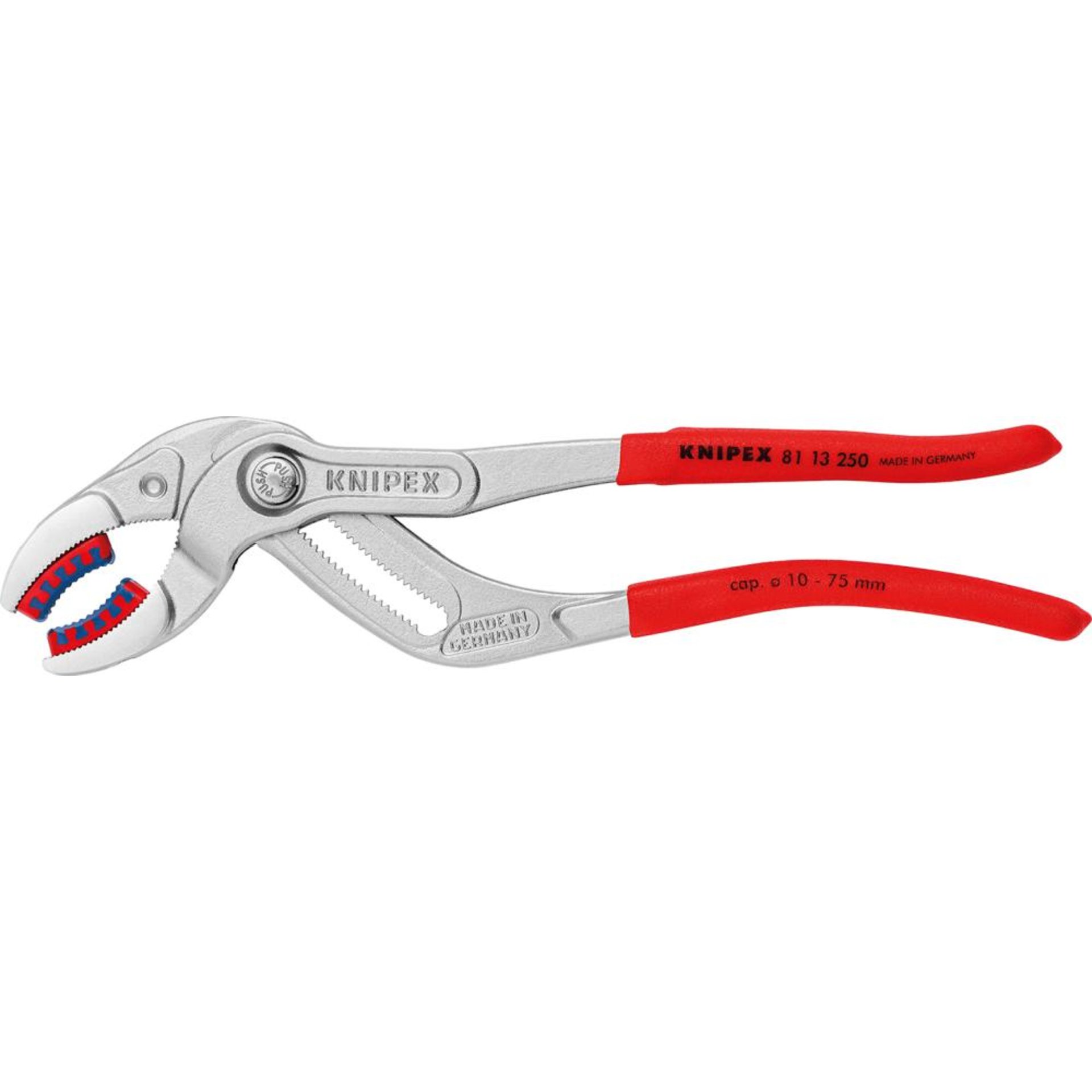 Syphon-Greifzange mit Backen verchromt 250mm KNIPEX