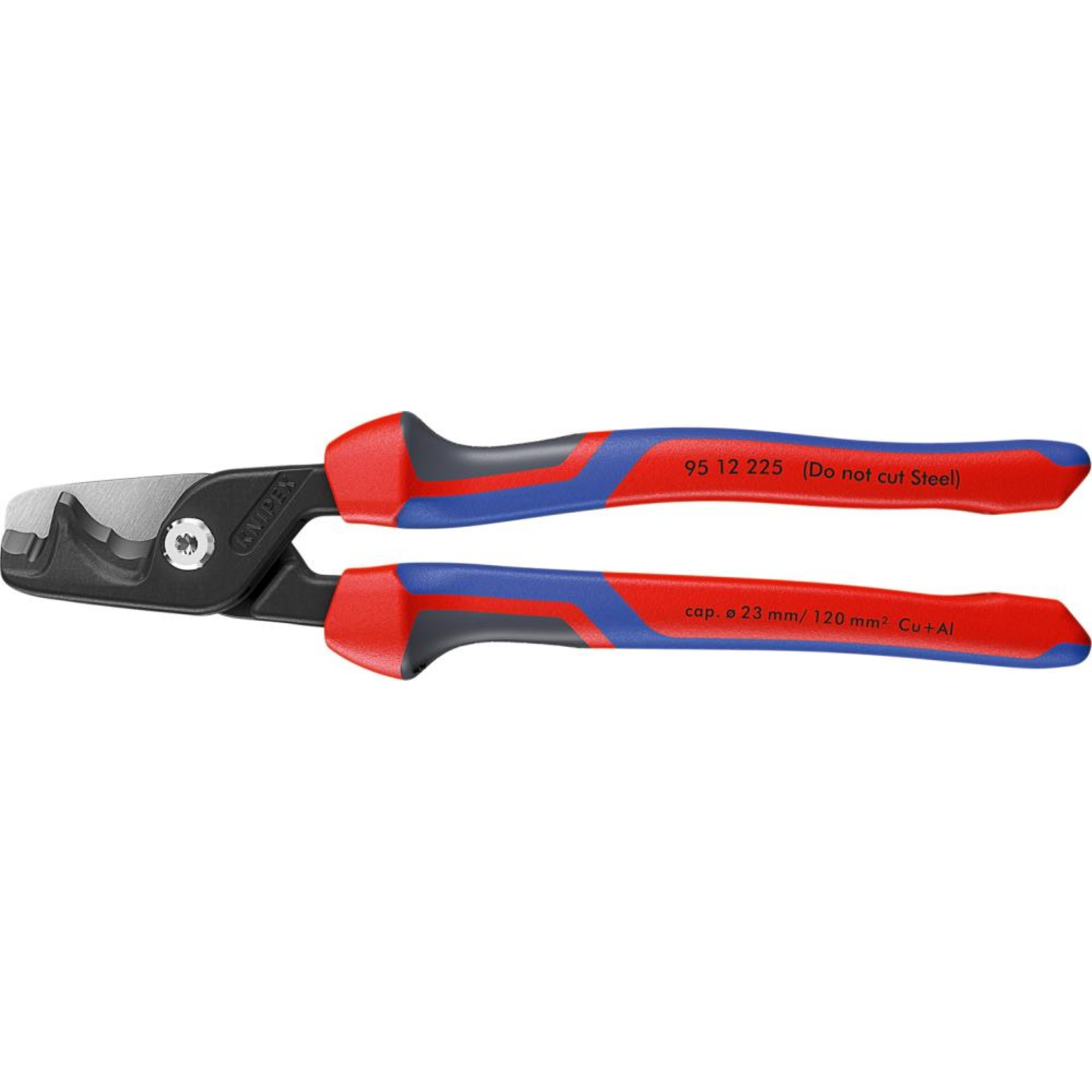 Kabelschere mit Mehrkomponenten-Griffen 225mm KNIPEX