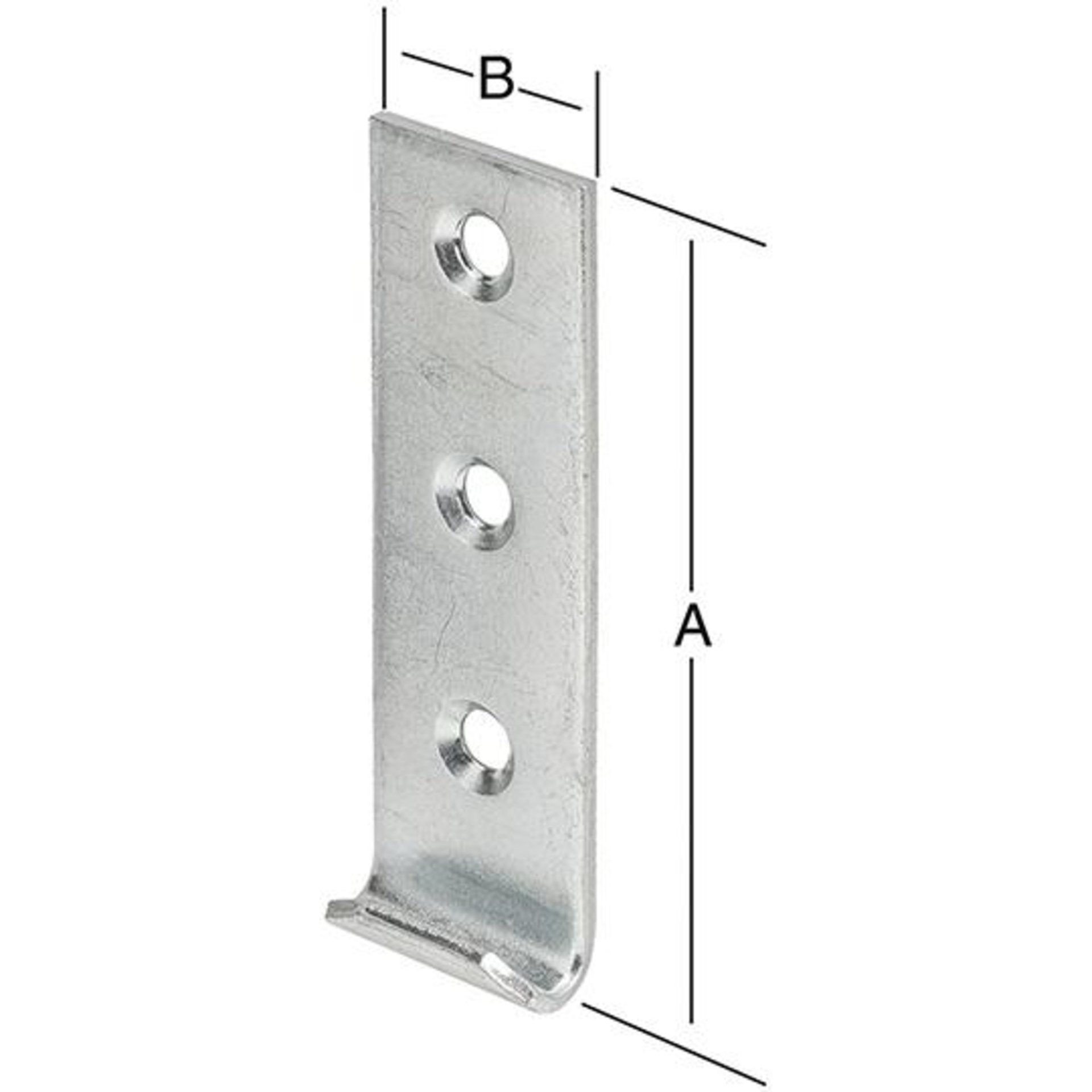 Schließhaken 44X15 geradeverz.