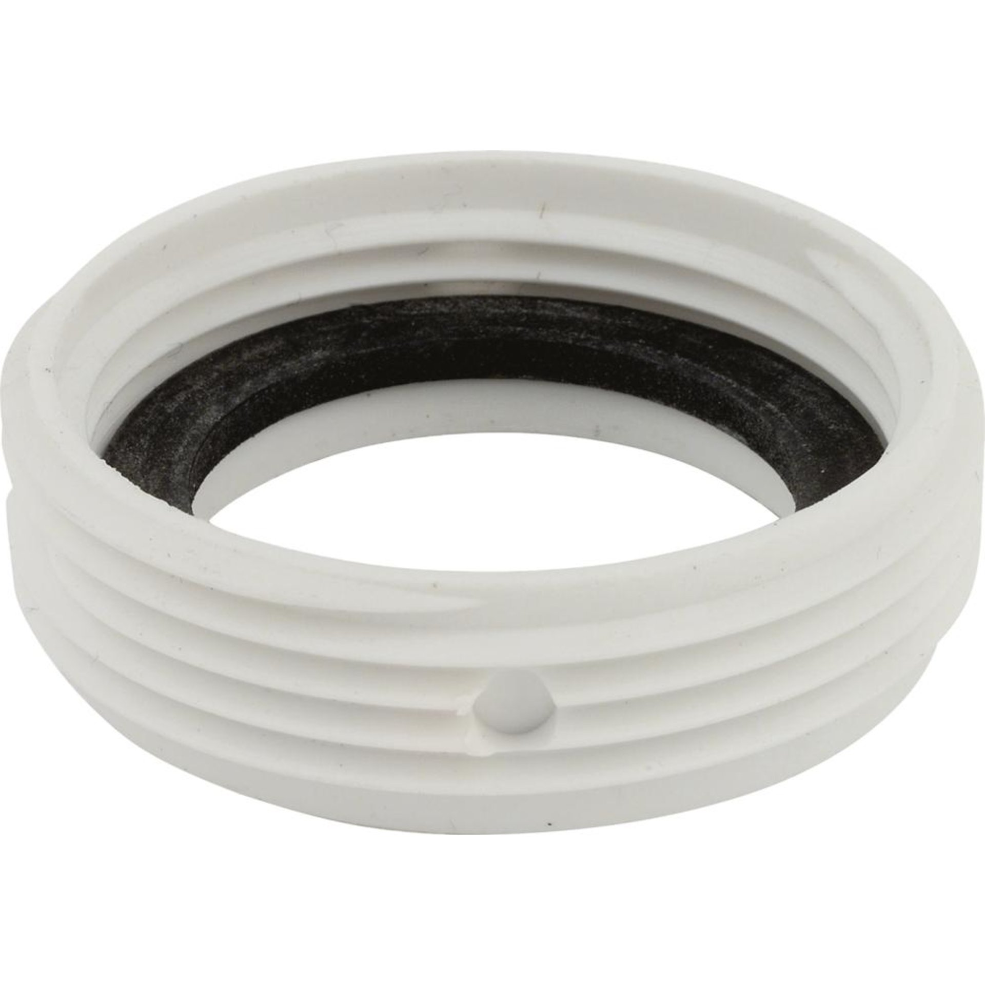 KS Reduzierring, 1 1/2"AGx1 1/4"IG, für Siphon Weiß