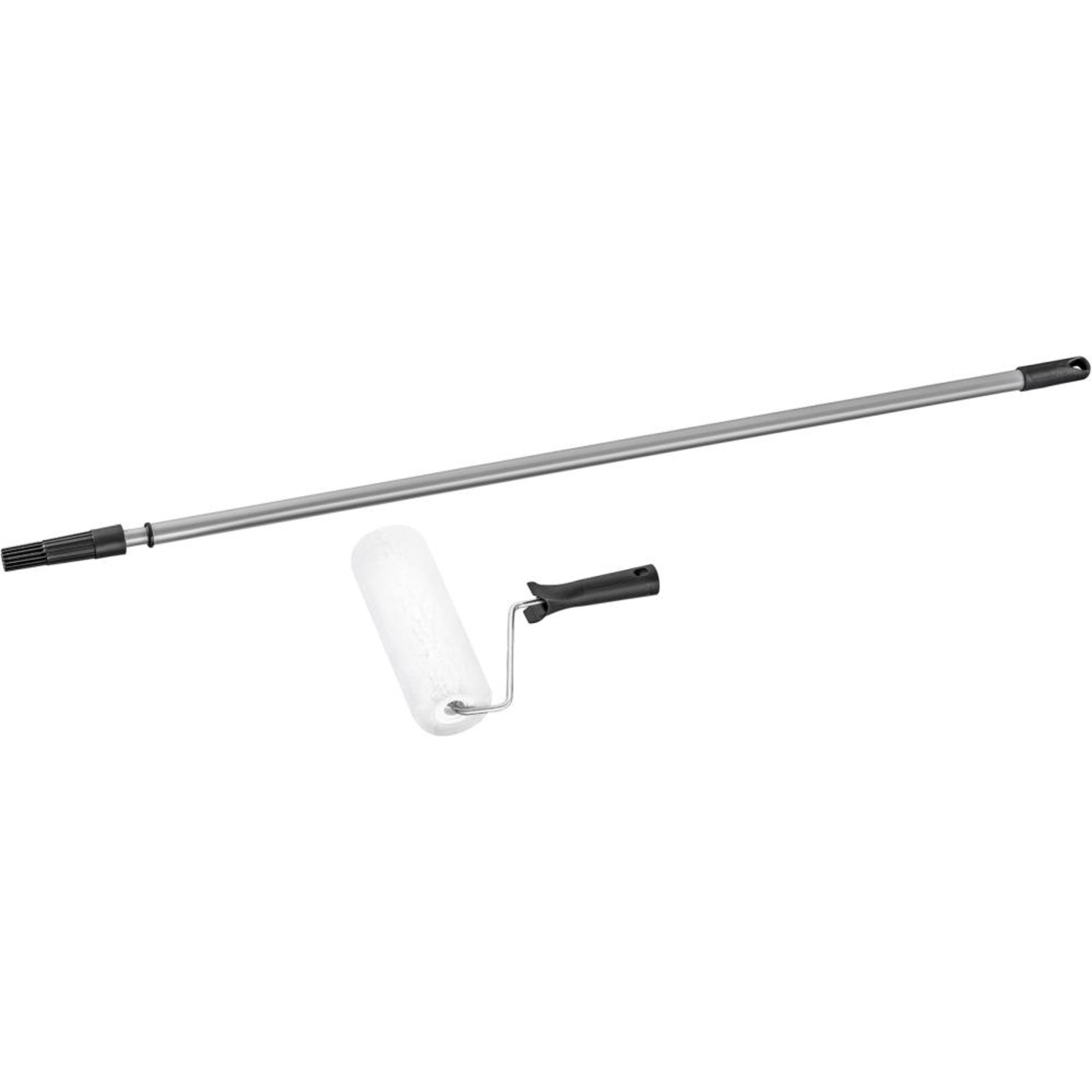 Farbrollerset 2tlg. 18cm,u.Verläng.stab ausziehb.