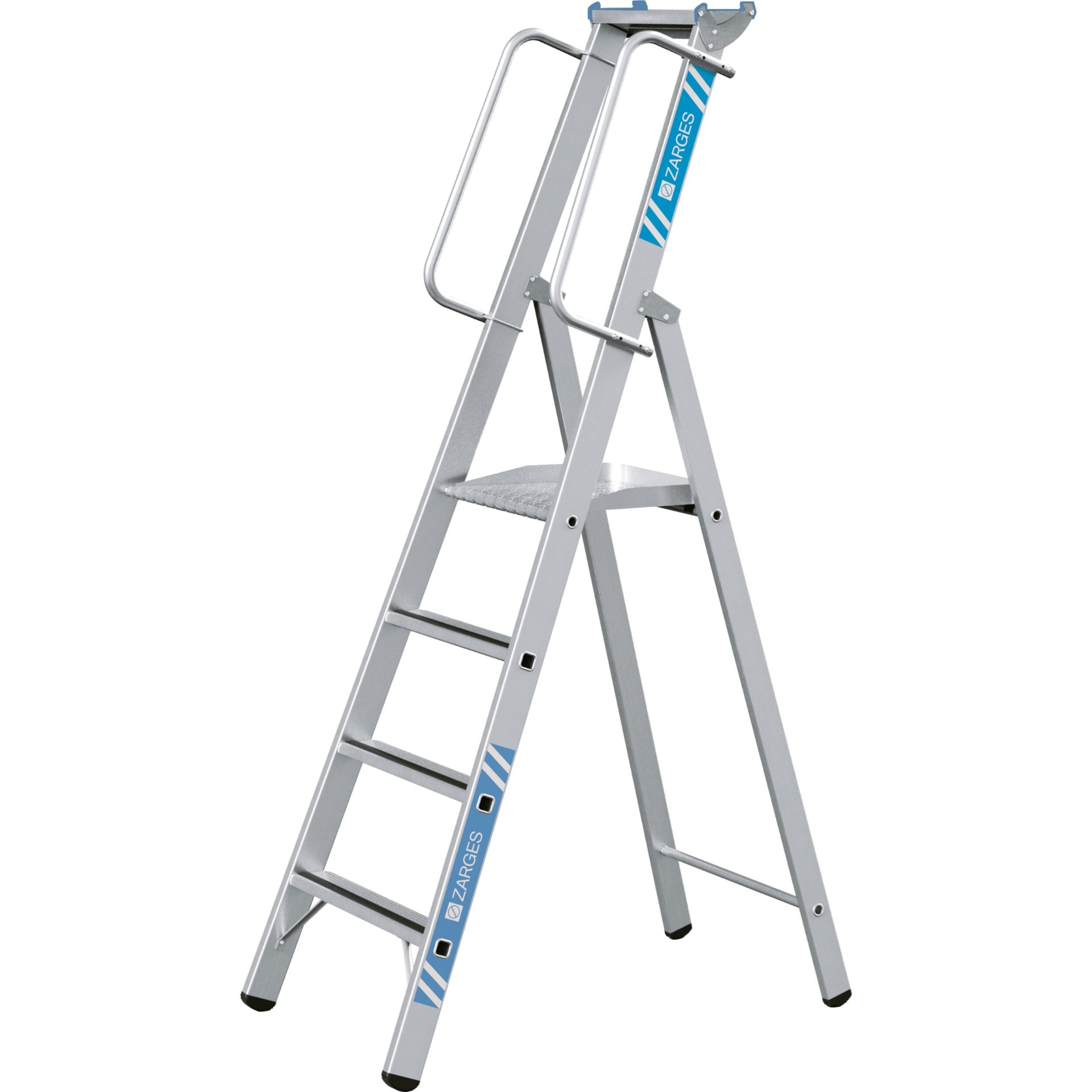 Meistertritt S - LM-Stehleiter m Plattform 4 Stufen