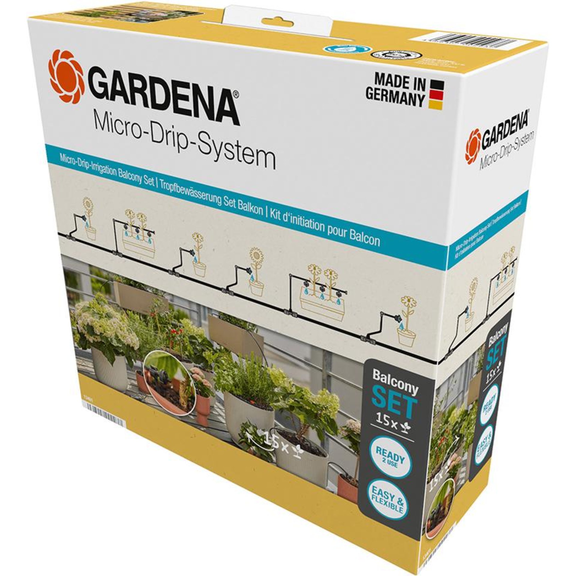 Tropfbewässerung-Set Balkon (15 Pflanzen) Beschaffungsartikel