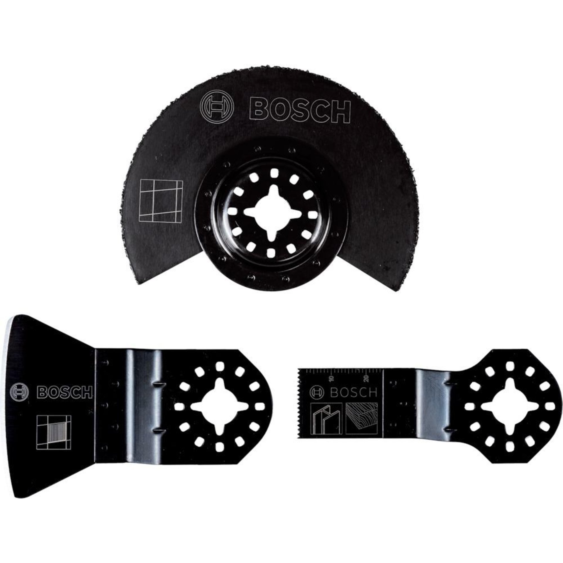 Multi-Cutter-Set Fliesen Bosch 3-teilig Starlock