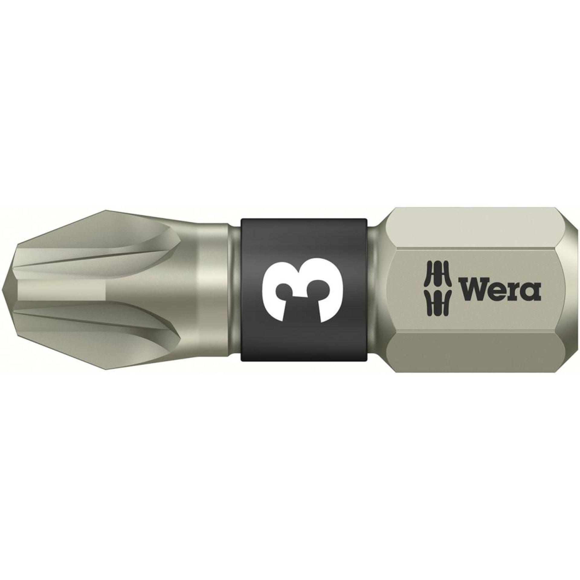 Bit rostfrei 1/4" DIN 3126 C6,3 PZ3x25mm Wera