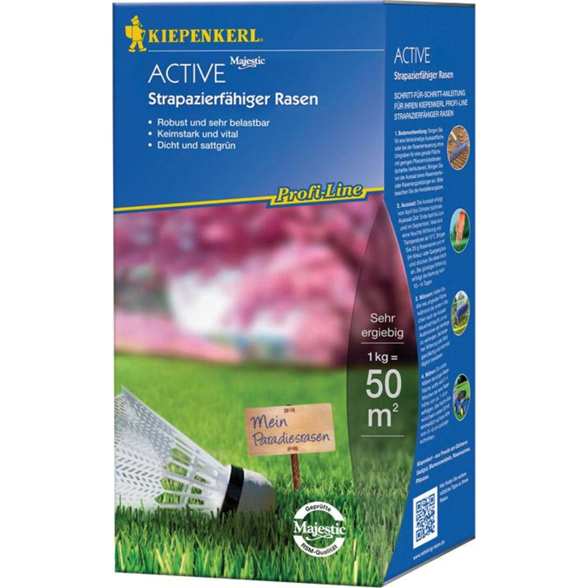 Strapazierfähiger Rasen ACTIVE