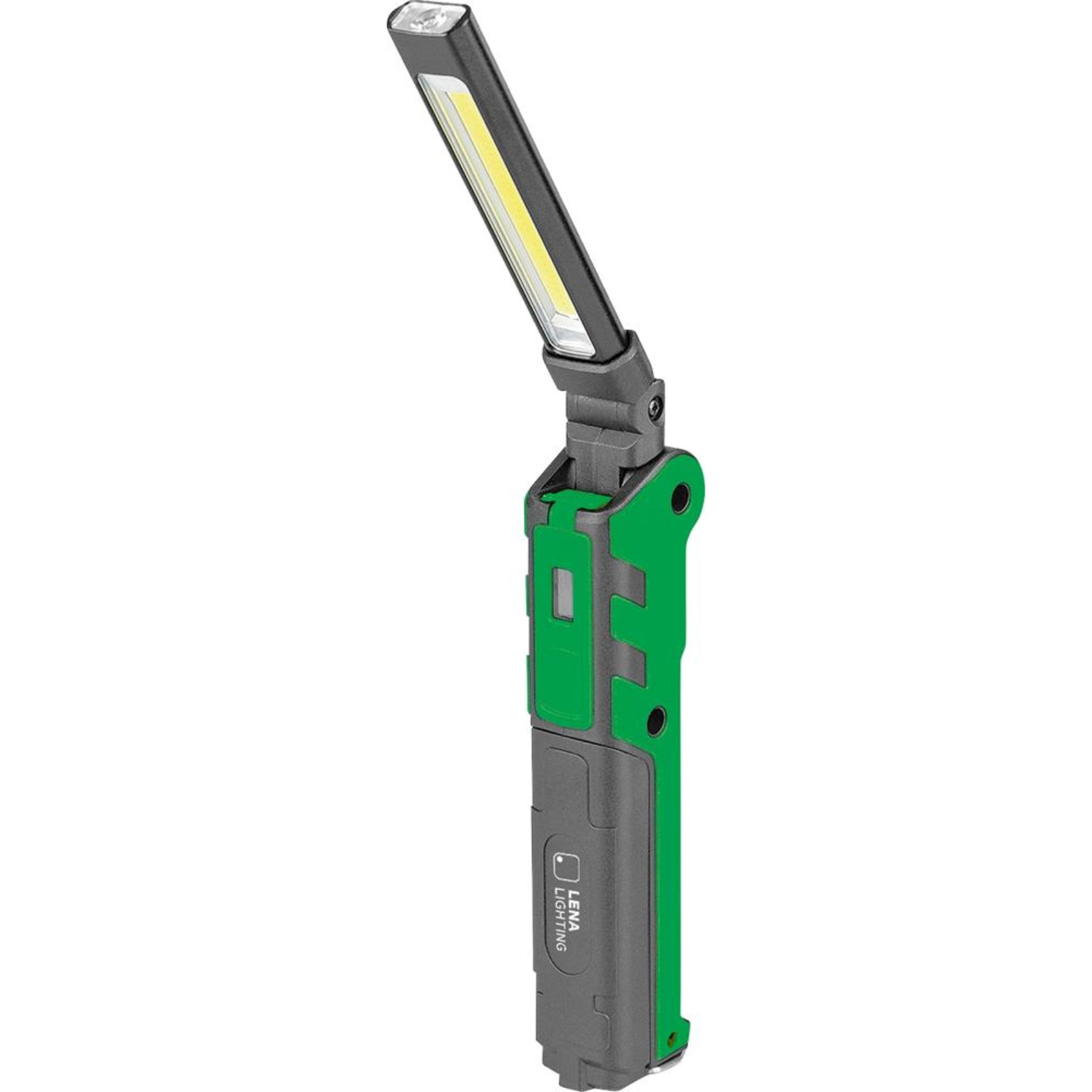 LED-Taschenlampe 360Lm Handy Slim LED Magnet im Socket Stufenloses Dimmen