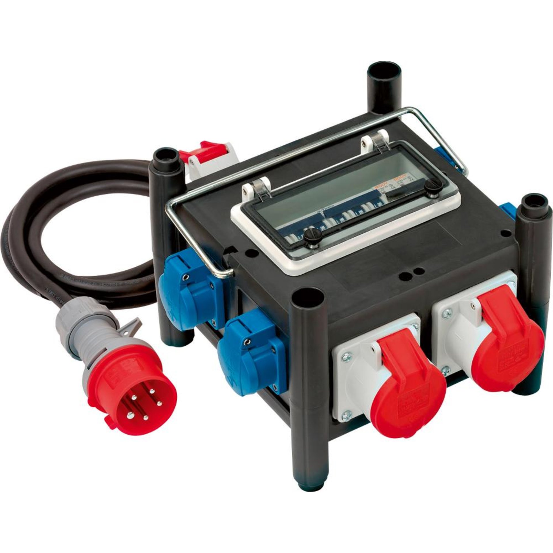 Kleinstromverteiler 16A H07RN-F5G2,5 2m CEE 2xCEE 400V + 5x230V Brennenstuhl