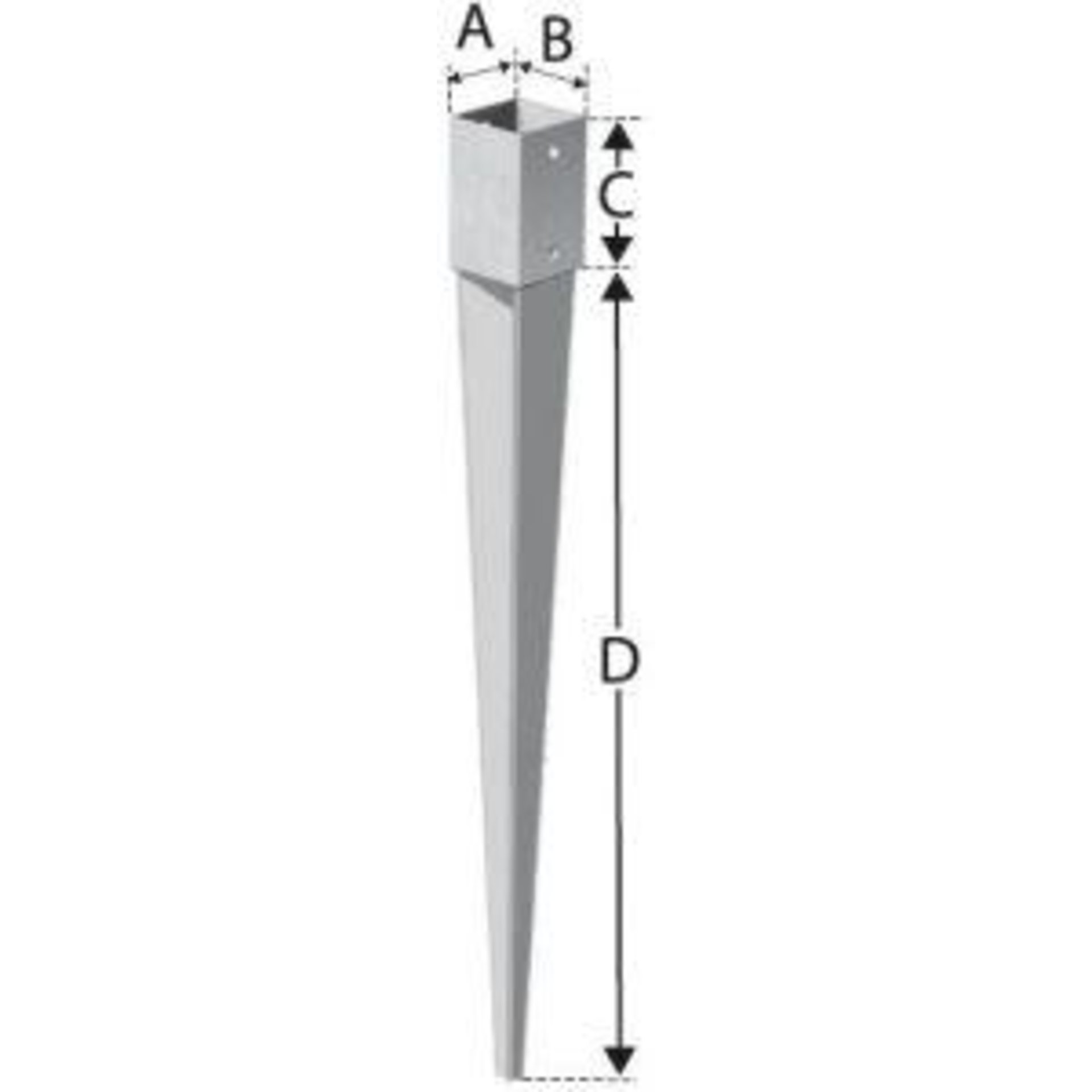 Pfostenhalter PPJET