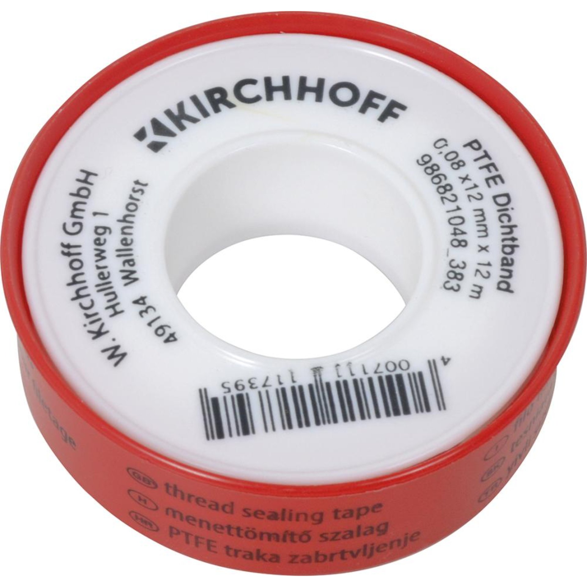 PTFE-Gewindedichtband weiß
