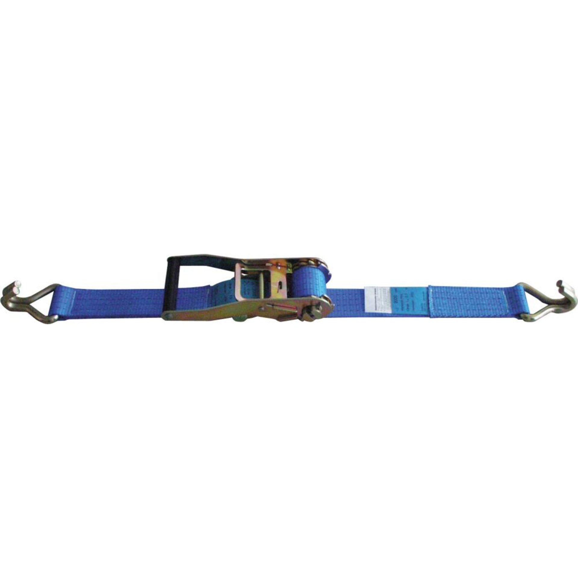 Ratschen-Zurrgurt zweiteilig, Breite 50 mm, mit RP-Haken, blau