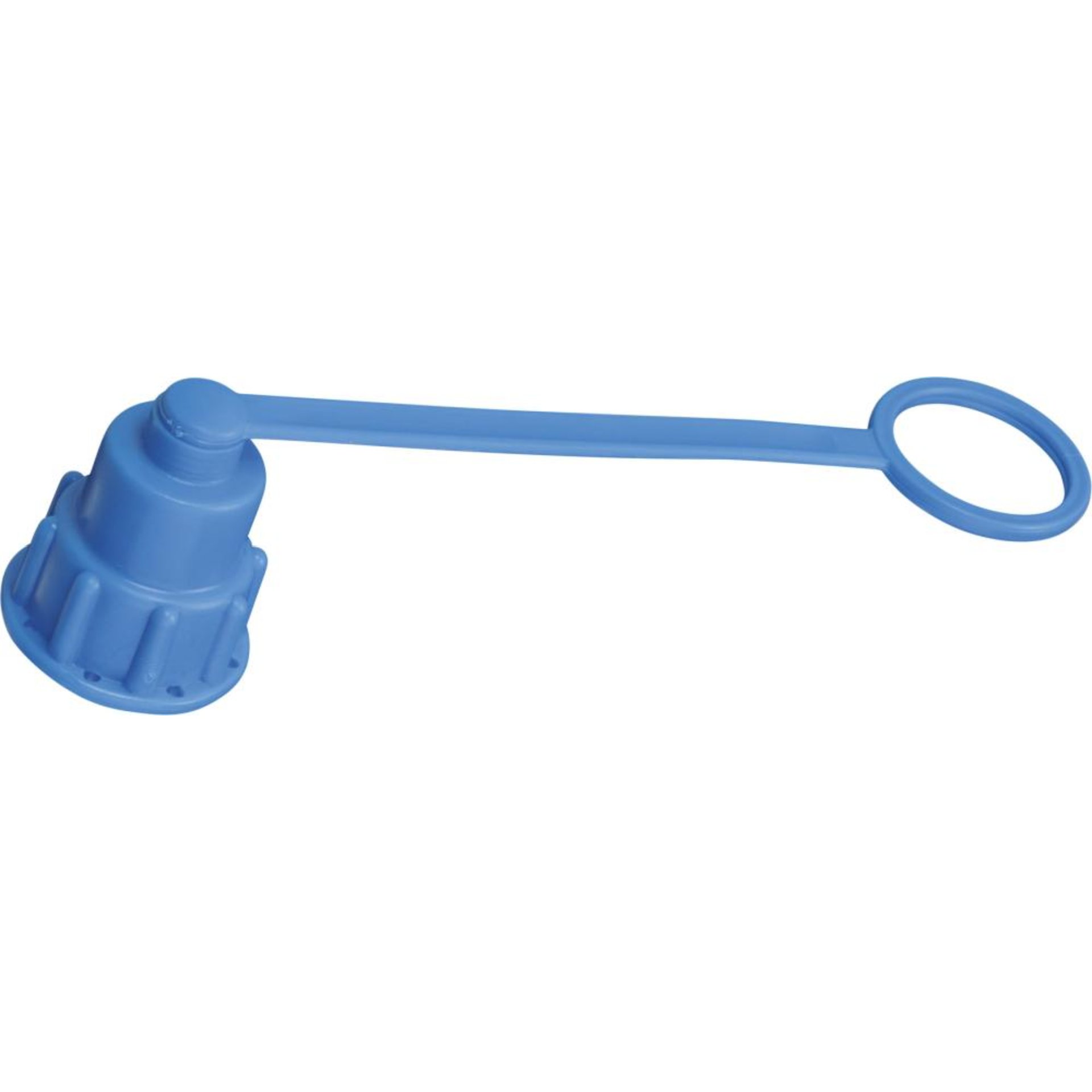 Tüllen-Verschraubung HDPE blau für Außen-D 24 mm