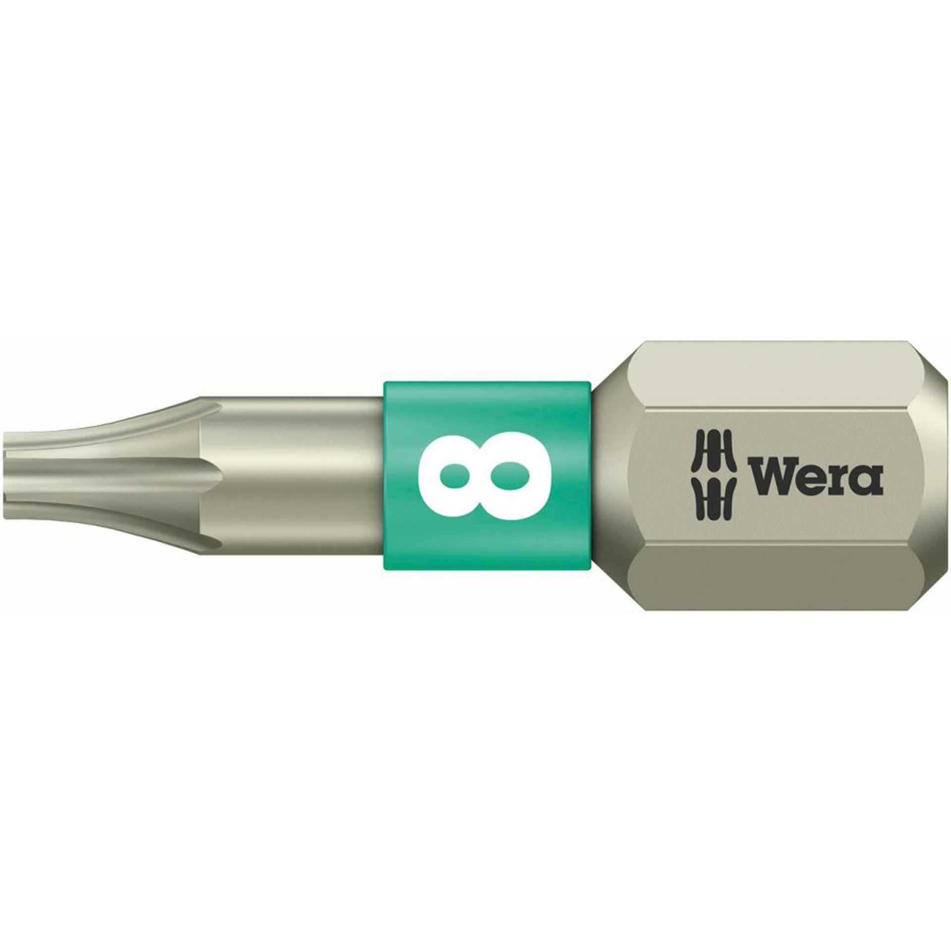 Bit rostfrei 1/4" DIN 3126 C6,3 T8x25mm Wera