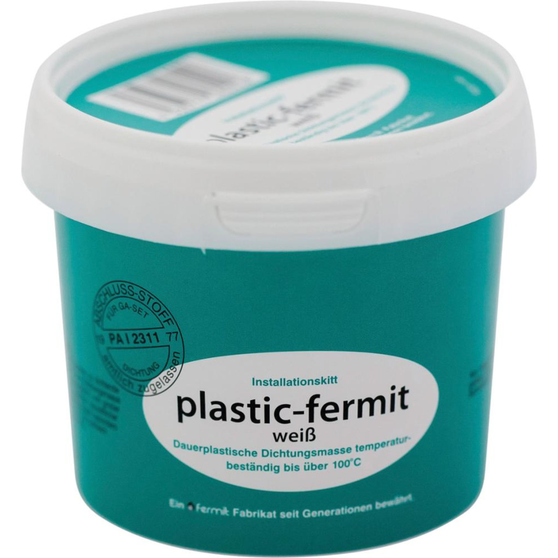 Dichtungsmasse plastik- fermit, weiß, 1/4 kg-Dose