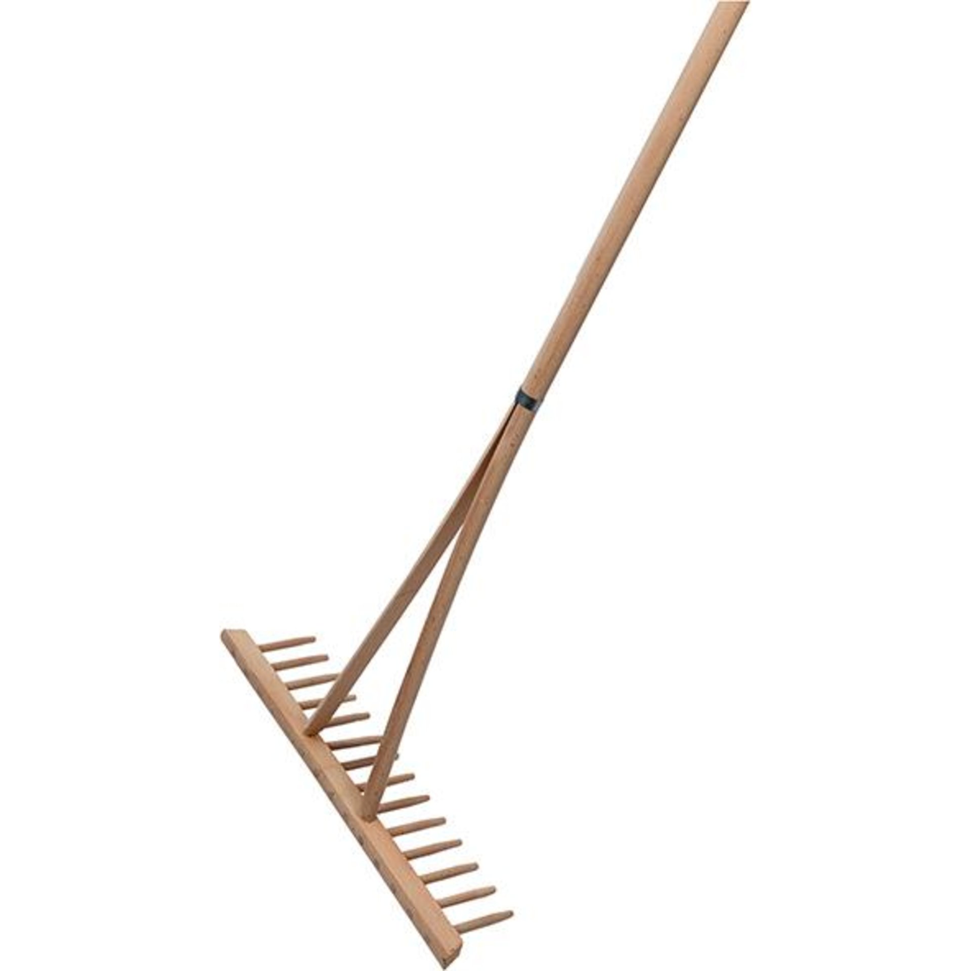 Heurechen 15 Zinken 55 cm m. Holzstiel 160 cmFloraworld