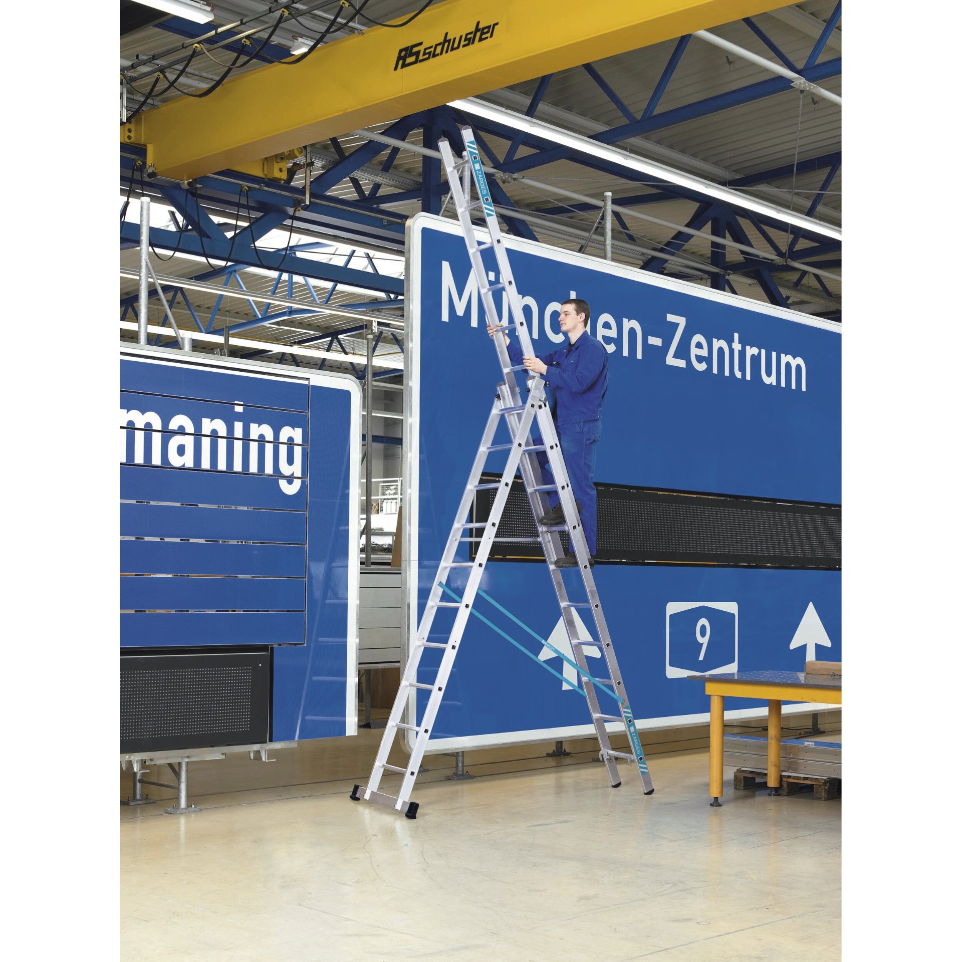 Skymaster X - LM-Mehrzweckleiter 3 x 12 Sprossen