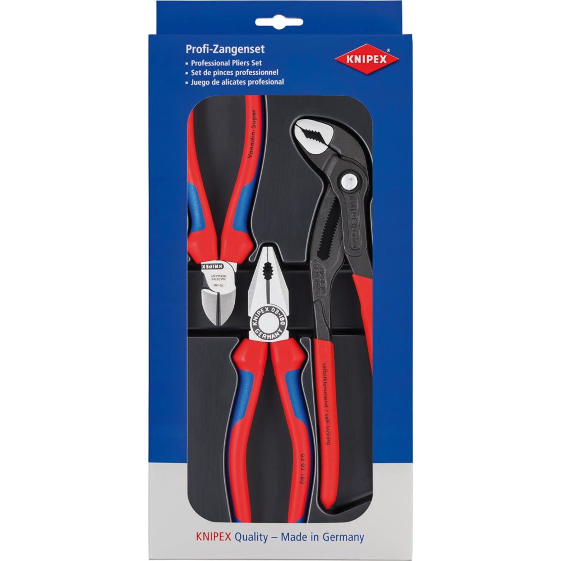 Zangen-Satz Profi 3-teilig KNIPEX