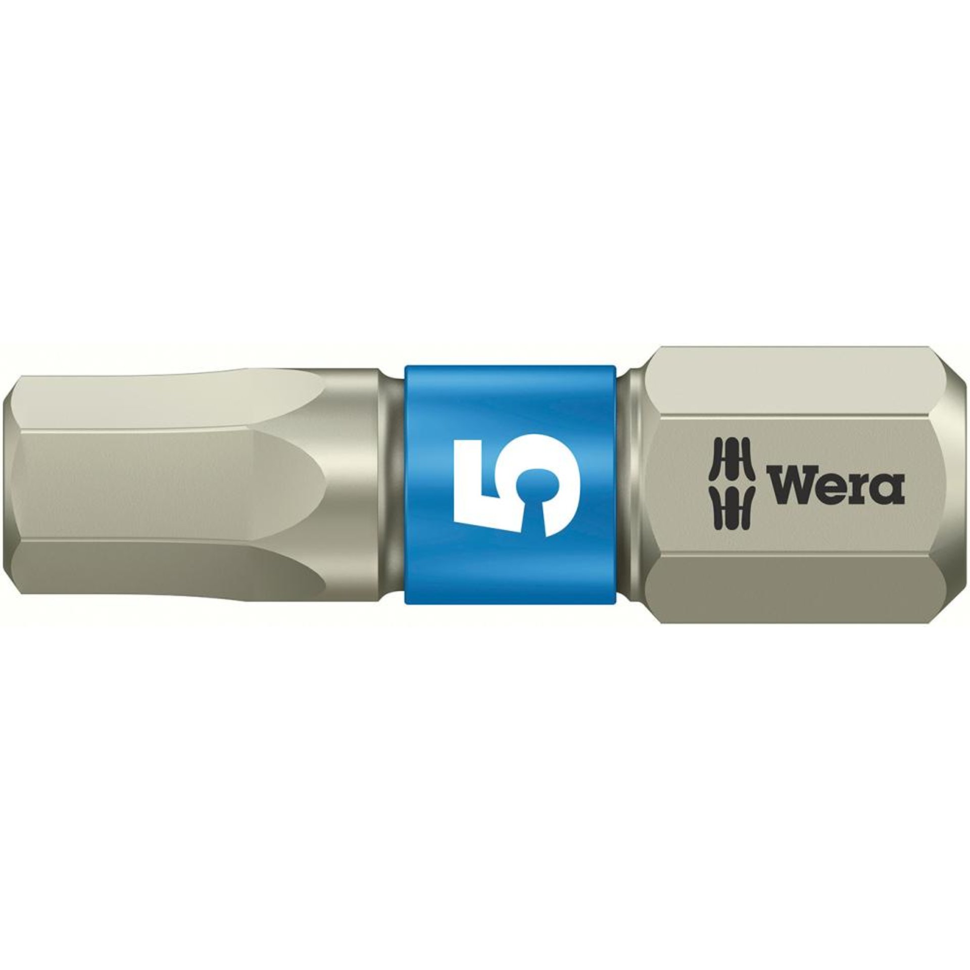 Bit rostfrei 1/4" DIN 3126 C6,3 Innensechskant 5x25mm Wera