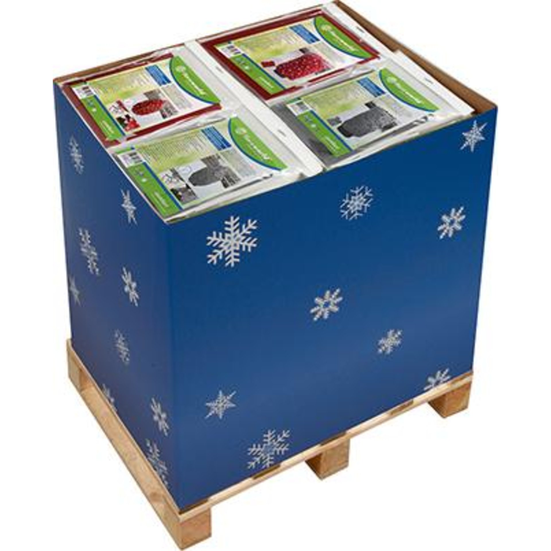 Hauben- u. WintervliesSternenmotiv FWDisplayBesch affungsartikel