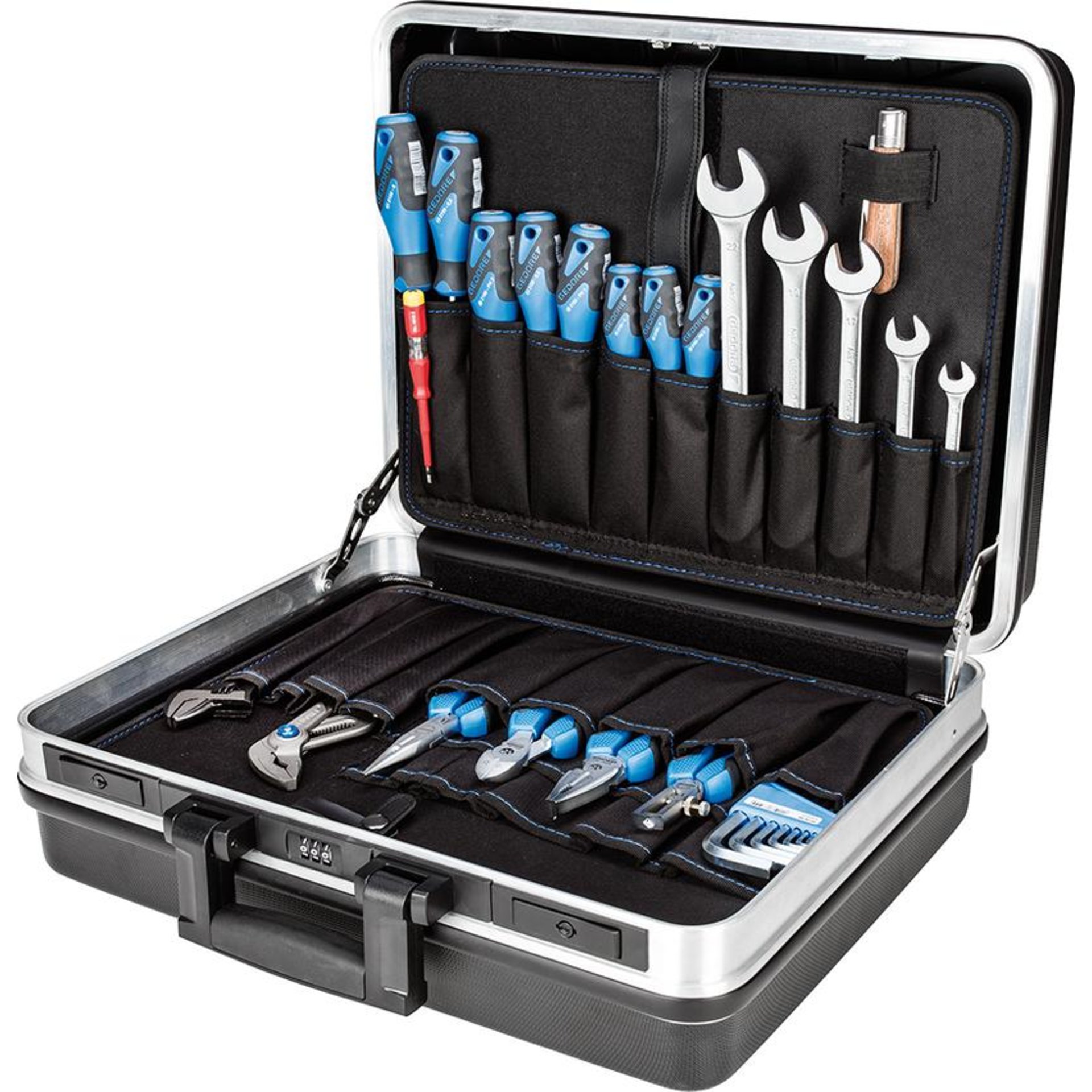 Werkzeugsortiment Basic Universal 74-teilig im ABS-Koffer Gedore