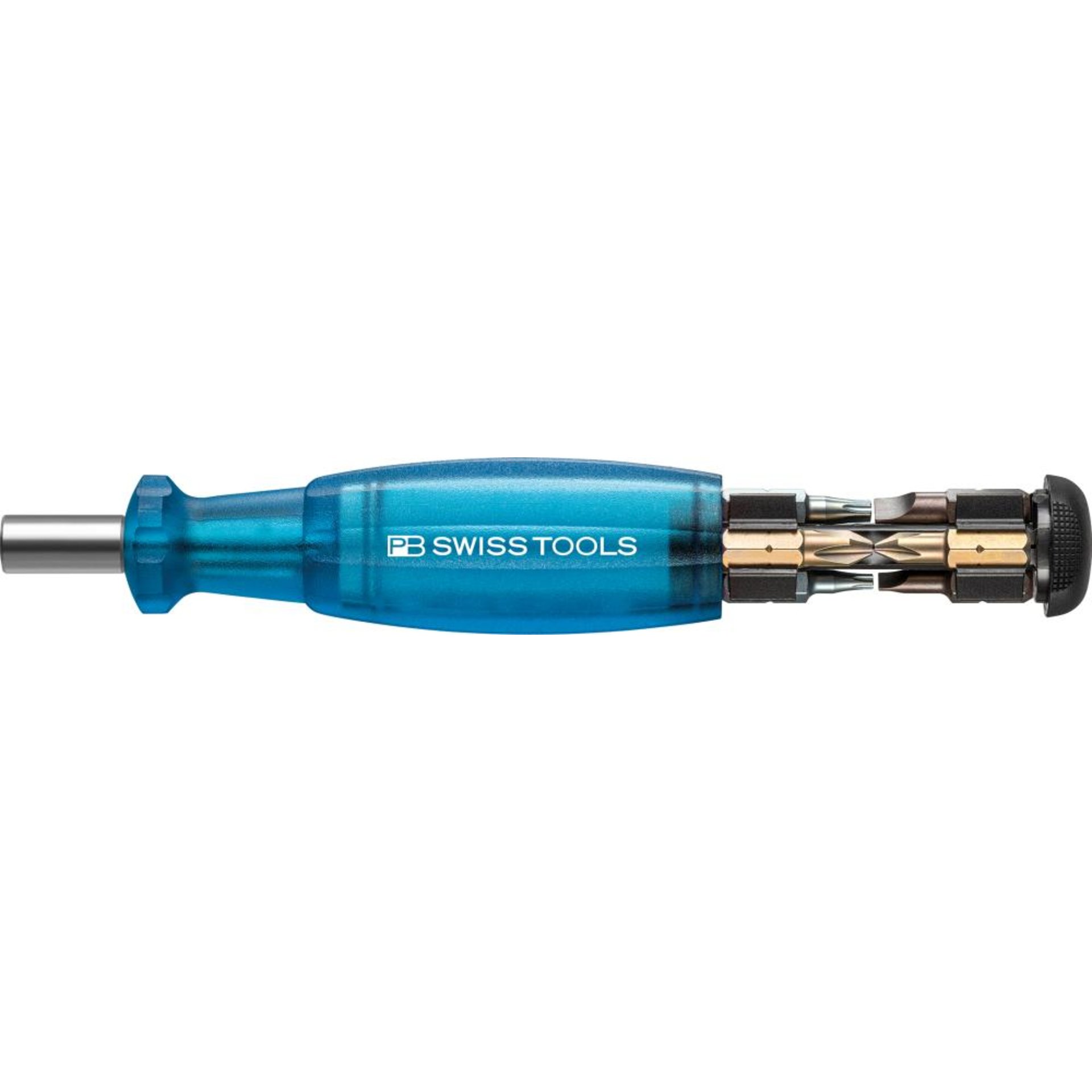 Magazin-Bithalter blau 8-teilig Schlitz, PH, TX PB Swiss Tools