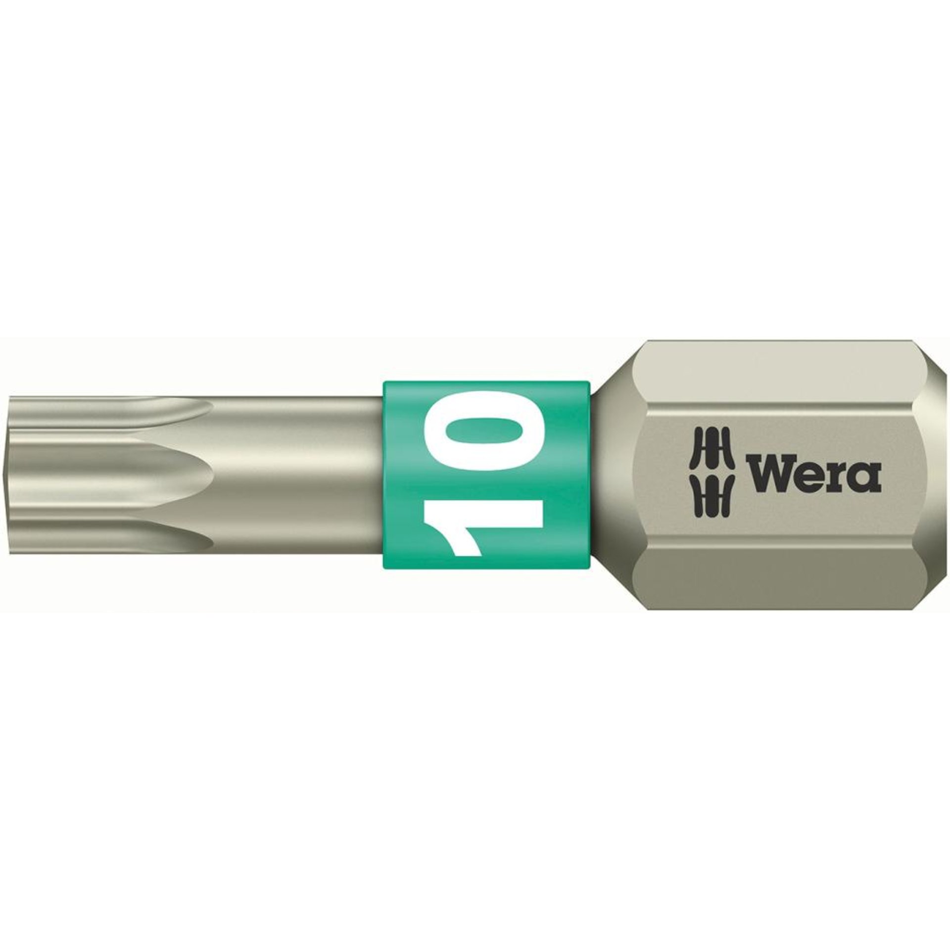 Bit rostfrei 1/4" DIN 3126 C6,3 T10x25mm Wera