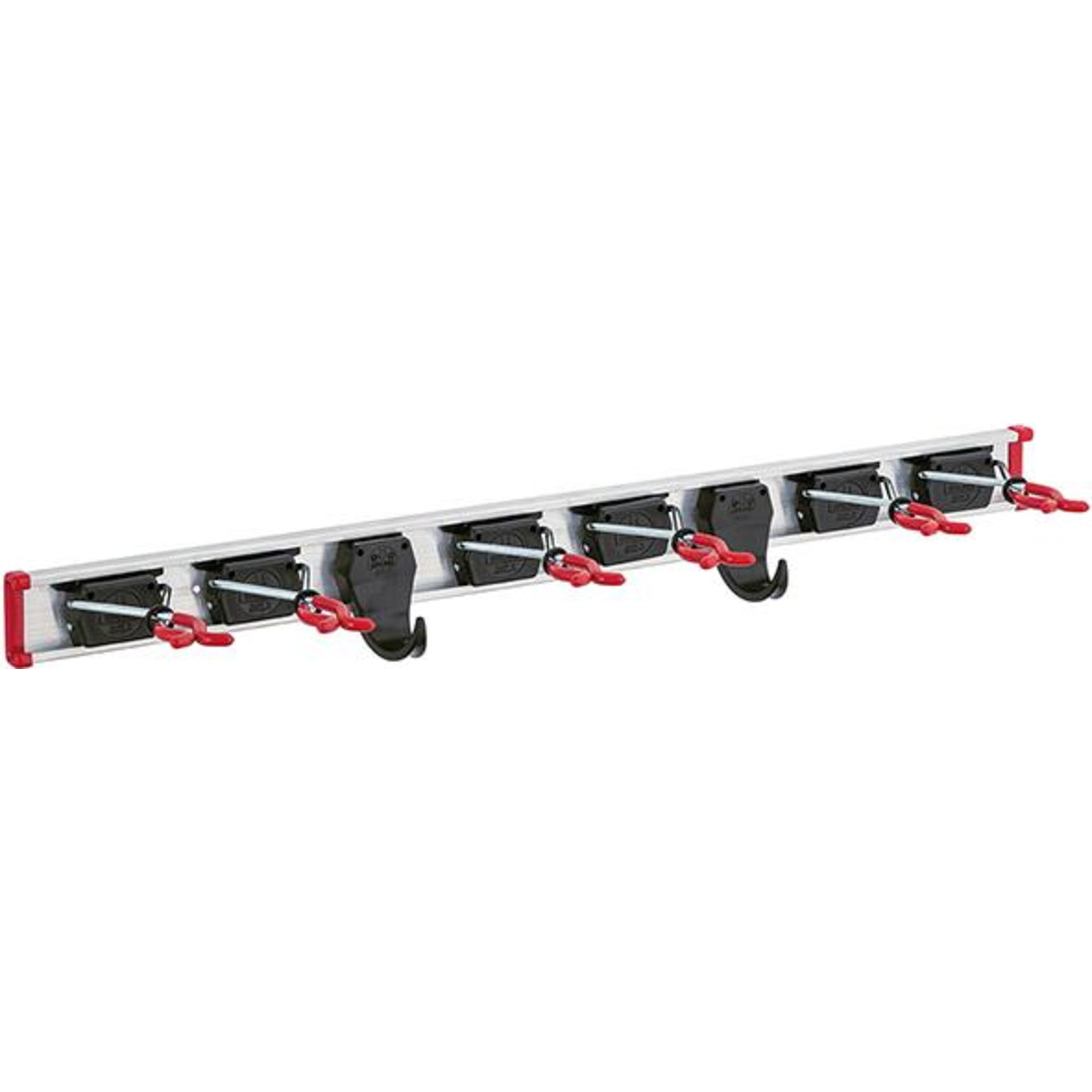 Gerätehalter-Set "mini" 0,50m Führungsschiene mit 6 Gerätehalter "mini"