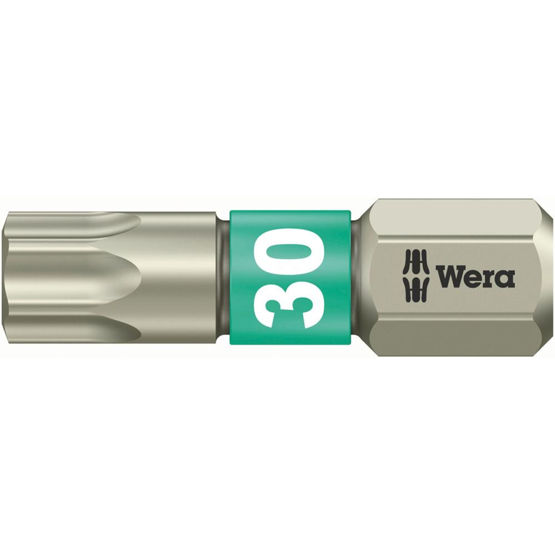 Bit rostfrei 1/4" DIN 3126 C6,3 T30x25mm Wera