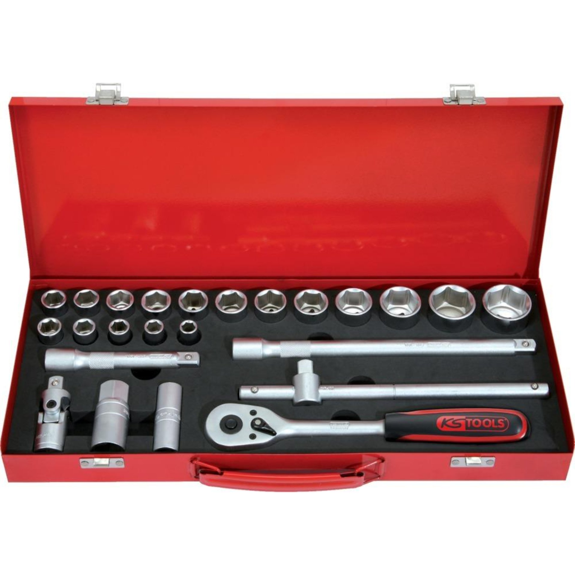 Steckschlüssel-Garnitur 1/2" 917.4024 24-teilig KS Tools