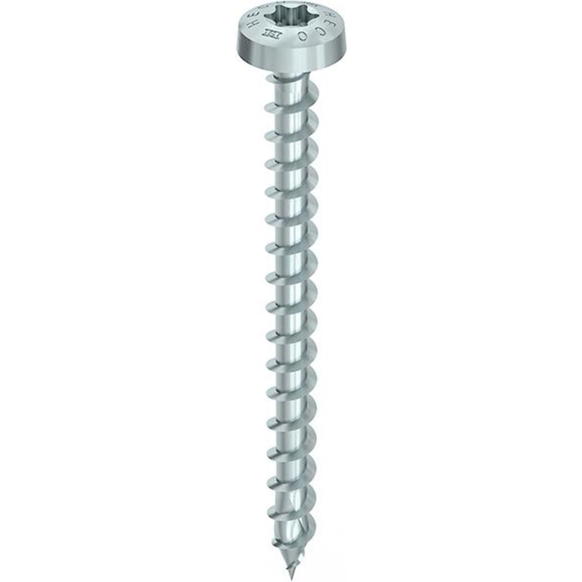 HECO-TOPIX®-plus, Rundkopf, TD, verzinkt blau, A3K