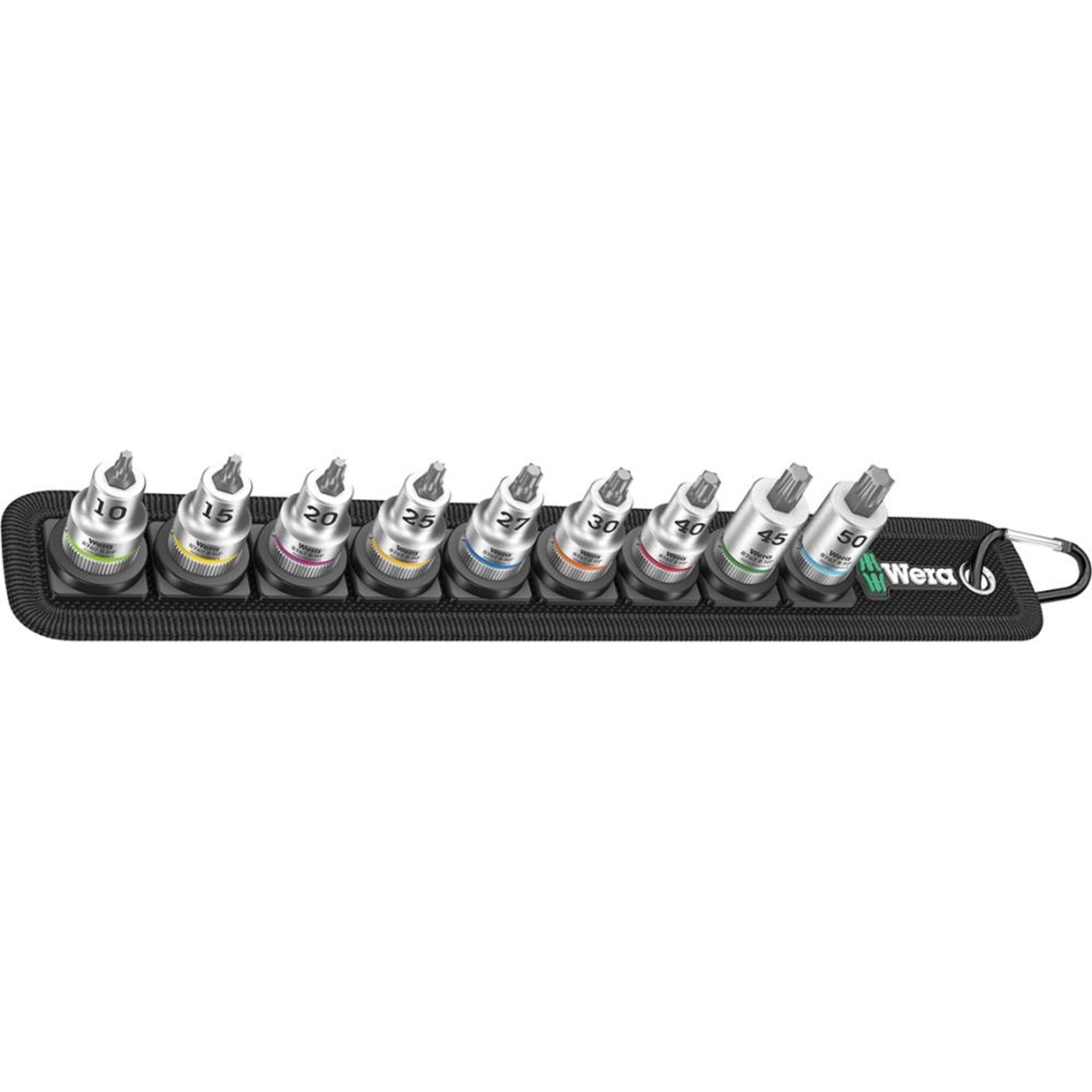 Schraubendrehereinsatz Satz mit Haltefunktion 3/8" Innensechskant 3-10mm 8-teilig Wera