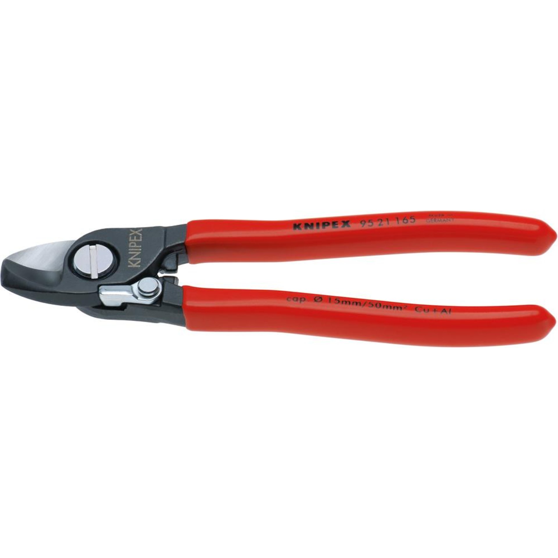 Kabelschere m.Öffnungsf. 165mm m.Kst.Griff Knipex