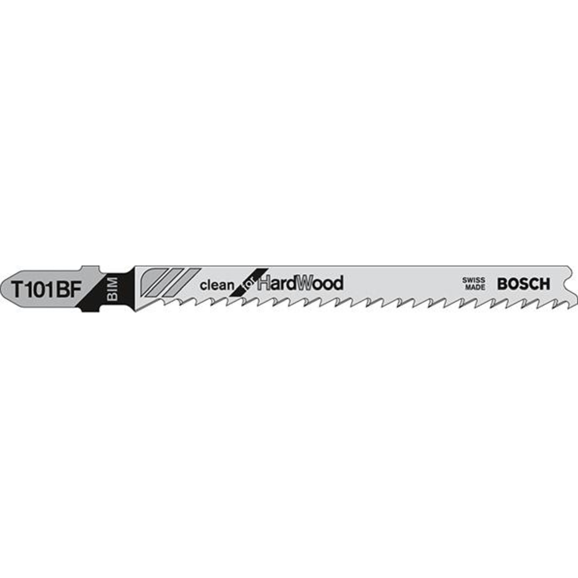 Stichsägeblatt T 101 BF Bosch VE à 5 Stück Clean for Hard Wood