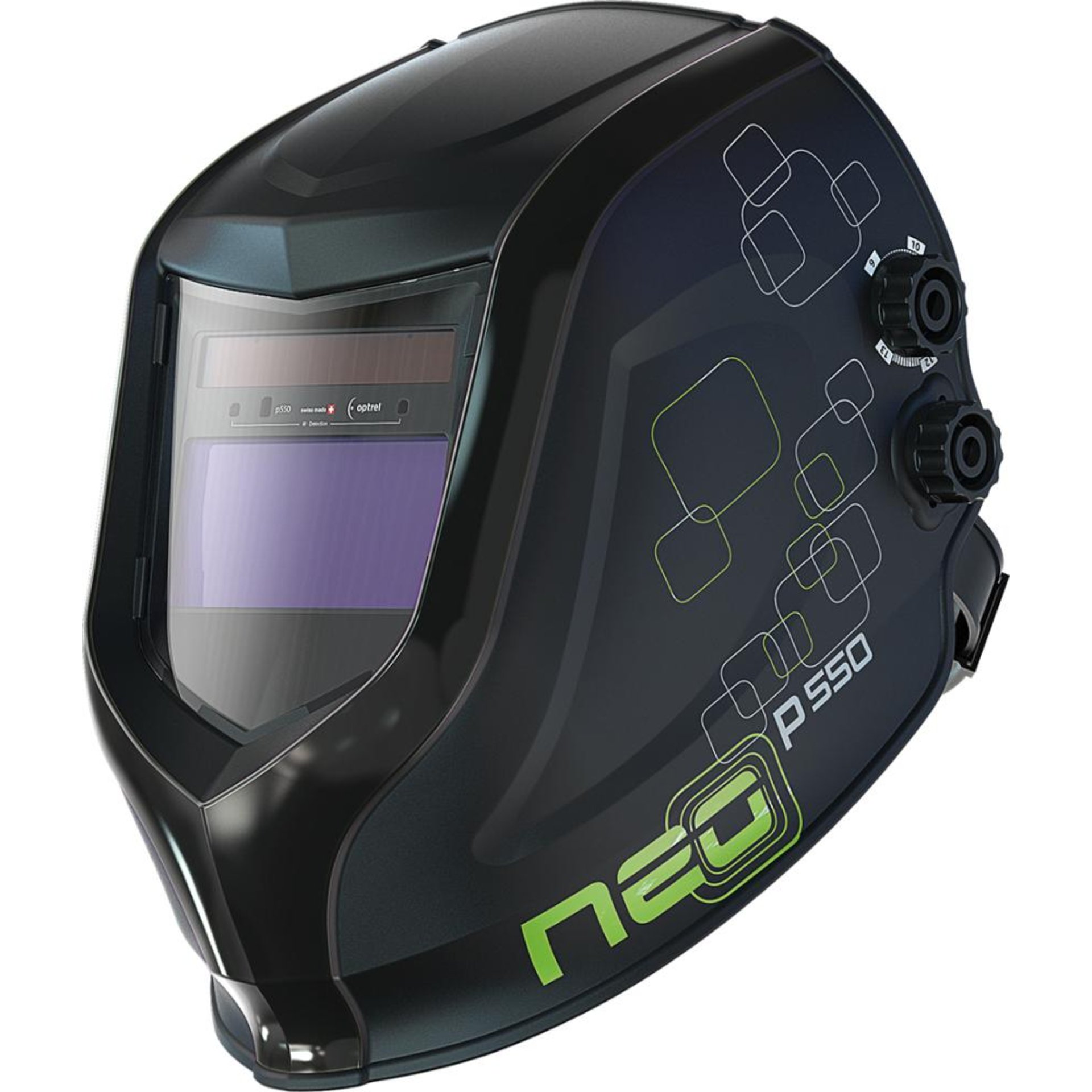 Automatik-Schweißerhelm p550, schwarz OPTREL
