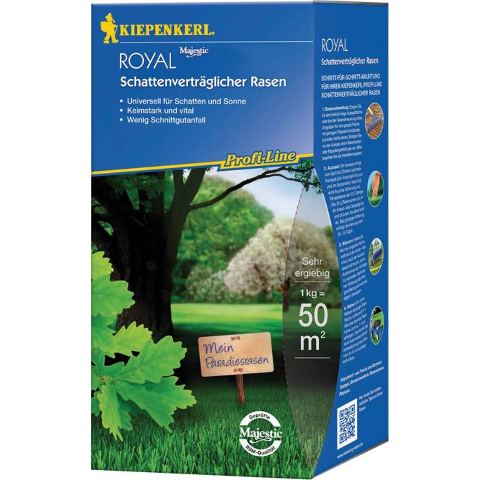 Schattenverträglicher Rasen ROYAL