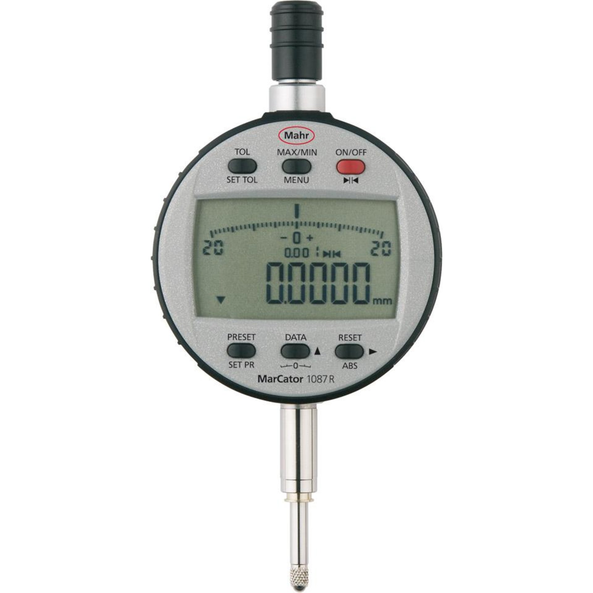 Dig.-Messuhr IP42 MahrCator 1087 R 0,0005/12,5 mm mit Daten MAHR