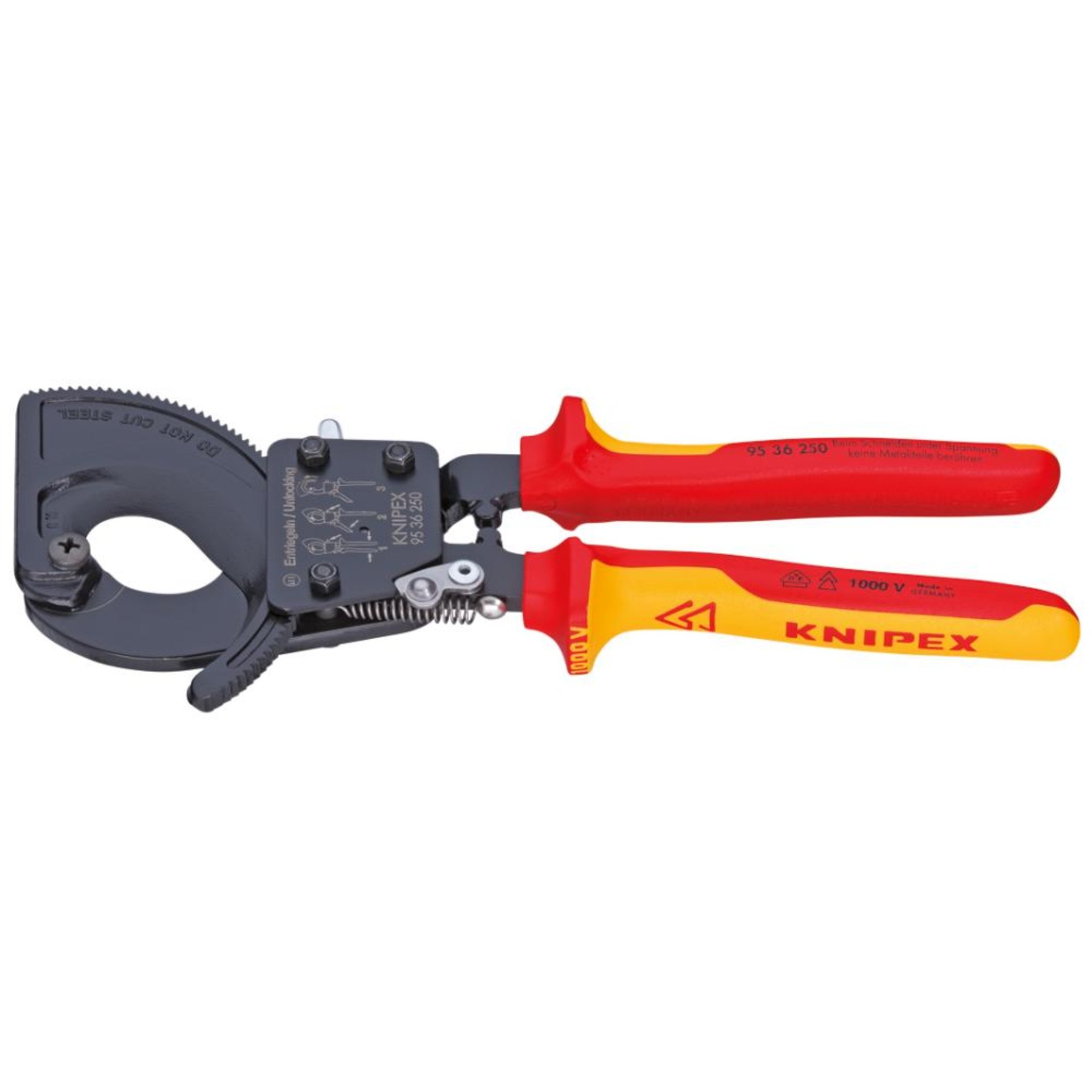 Kabelschneider VDE mit Mehrkomponenten-Griffen 250mm KNIPEX