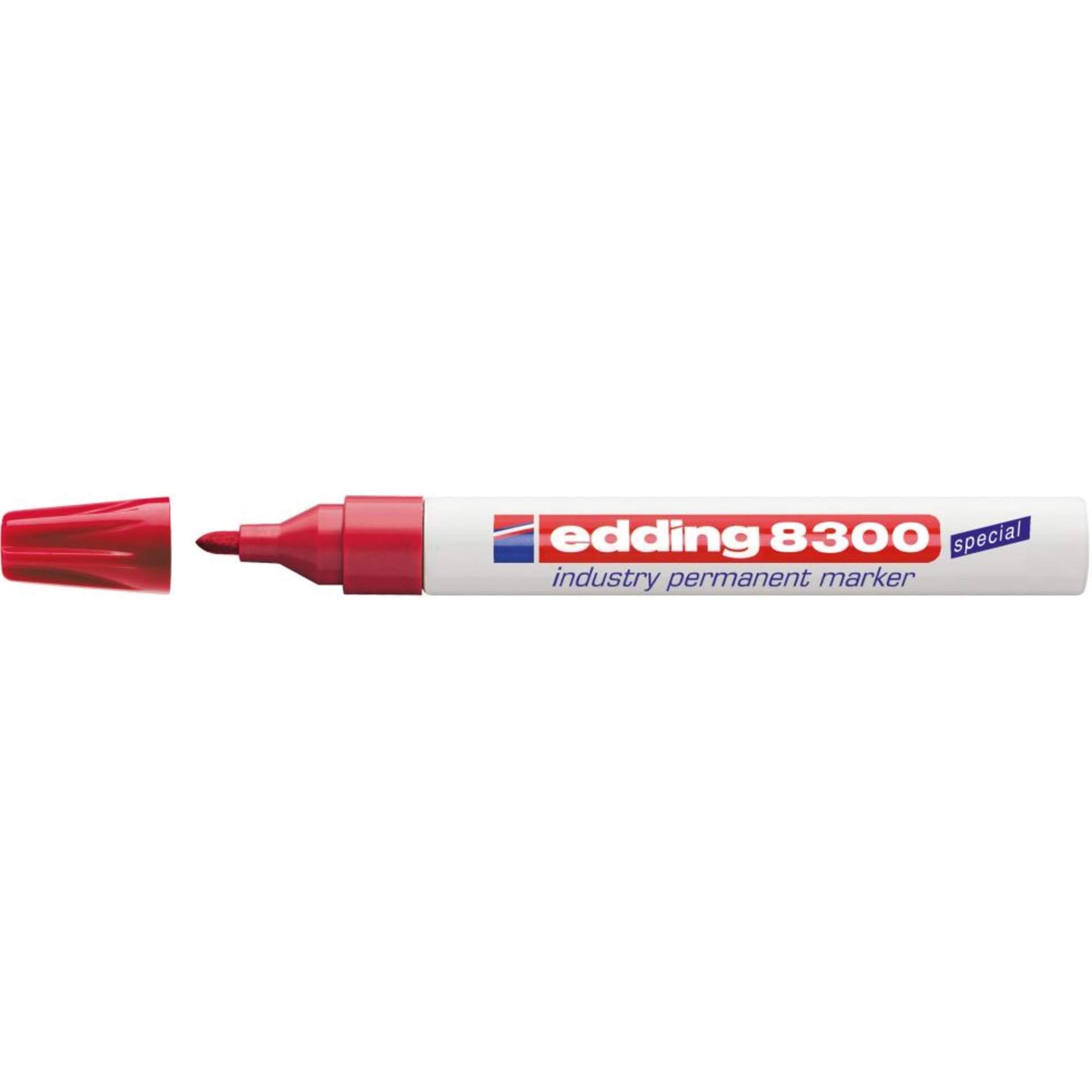 Industrie-Permanentmarker8300 rot edding