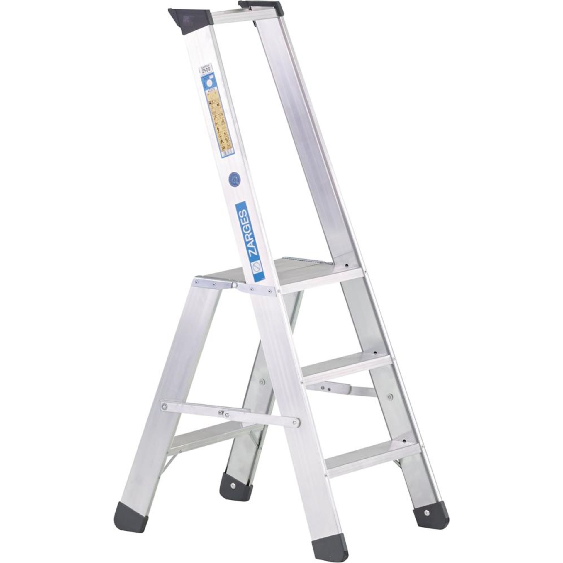 Stufen-Stehleiter Seventec S, mit Sicherheitsplattform