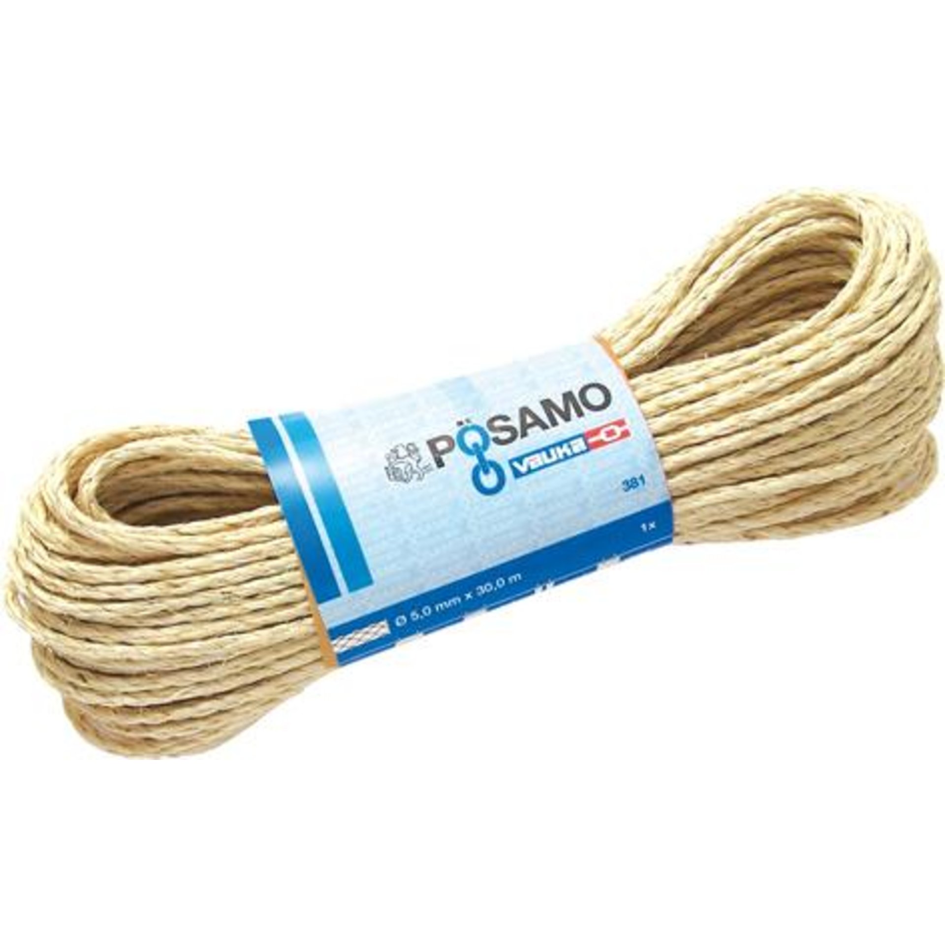 Sisal-Wäscheleine gedr. 5,0mmx30m auf Docke PÖSAMO