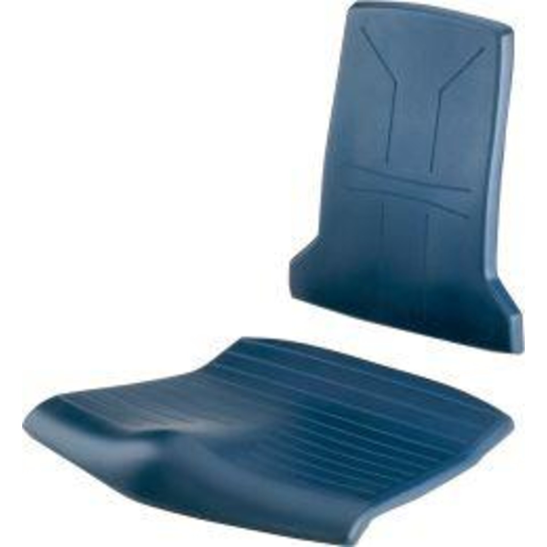 Integralschaumpolster blau für Arbeitsstuhl Sintec BIMOS