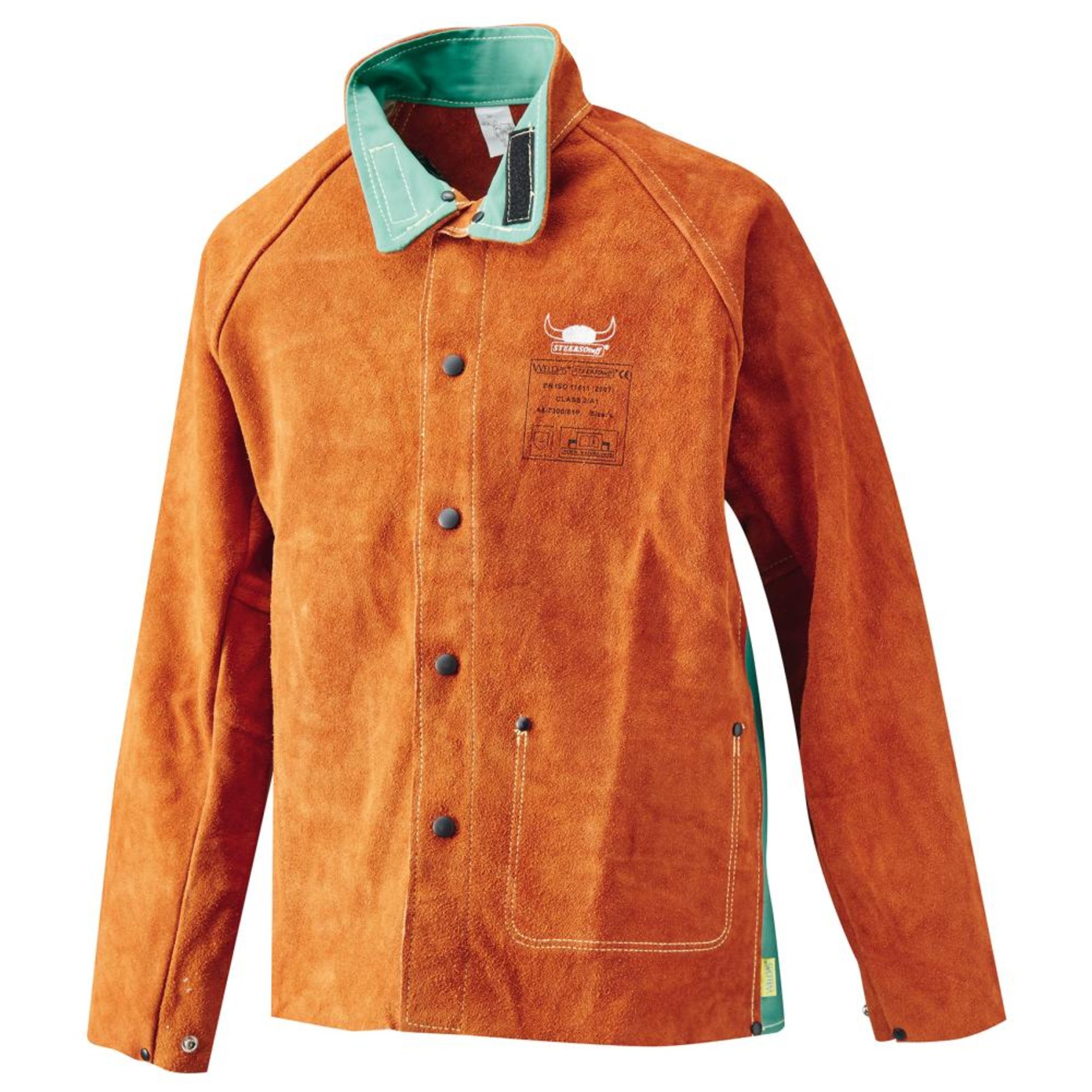 Schweißerlederjacke Lava Brown™ Nr. 44-7300/P, leicht